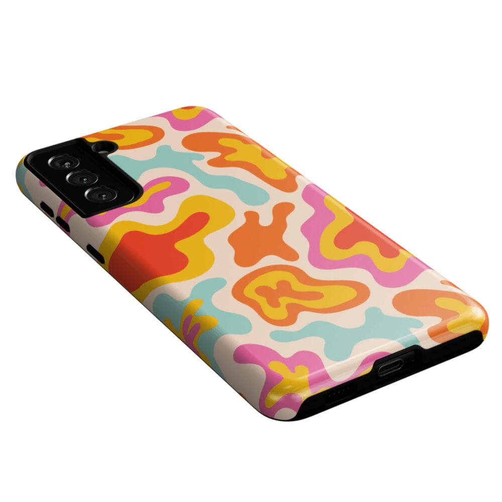 Casetry Tropical Color Splash | Abstract Retro Samsung Case - view 33