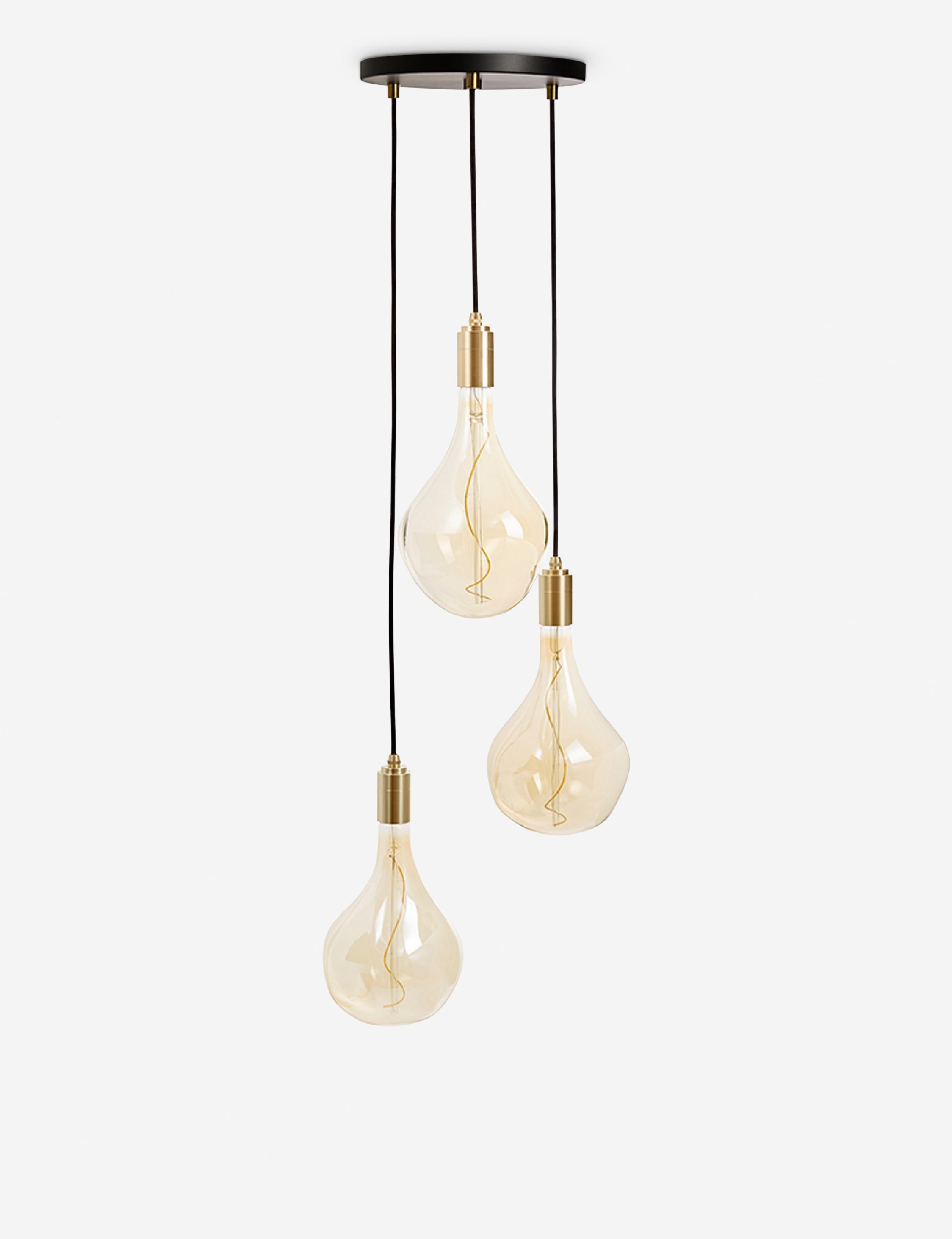 Lulu and Georgia Triple Pendant Light with Voronoi II by Tala - view 2