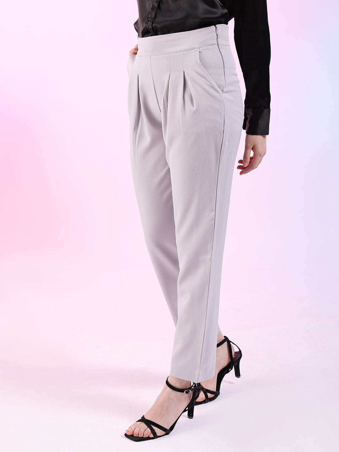 Freehand By The Indian Garage Co Women Solid Trouser - view 6