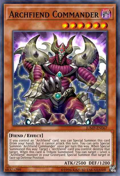 Yu-Gi-Oh! Archfiend Commander - JUMP-EN067 - Ultra Rare - Limited
