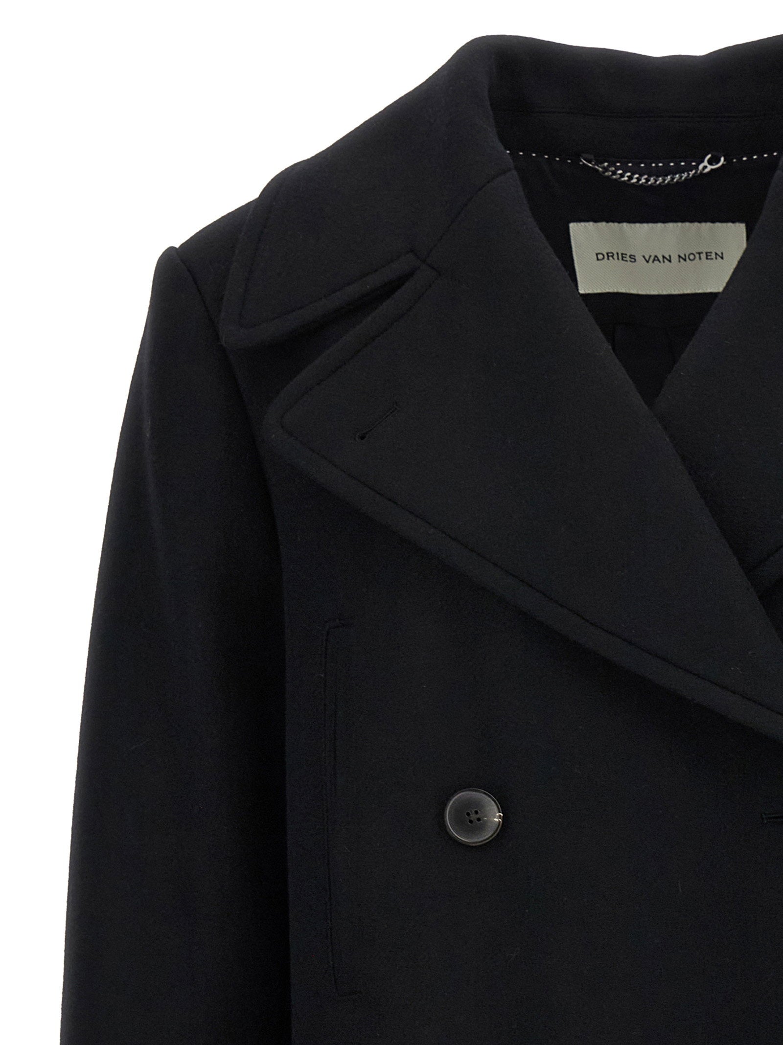 Dries Van Noten Vafel Coat – 70% wool, 30% polyamide - view 3