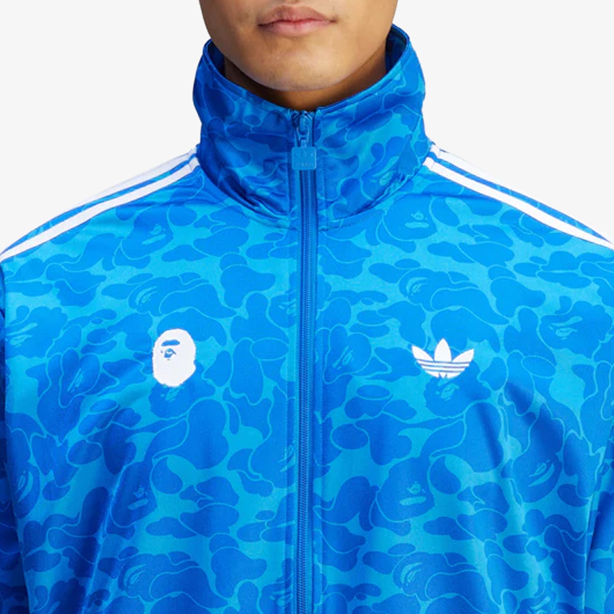 Adidas Originals | Bape Firebird Track Top { Blue - view 4