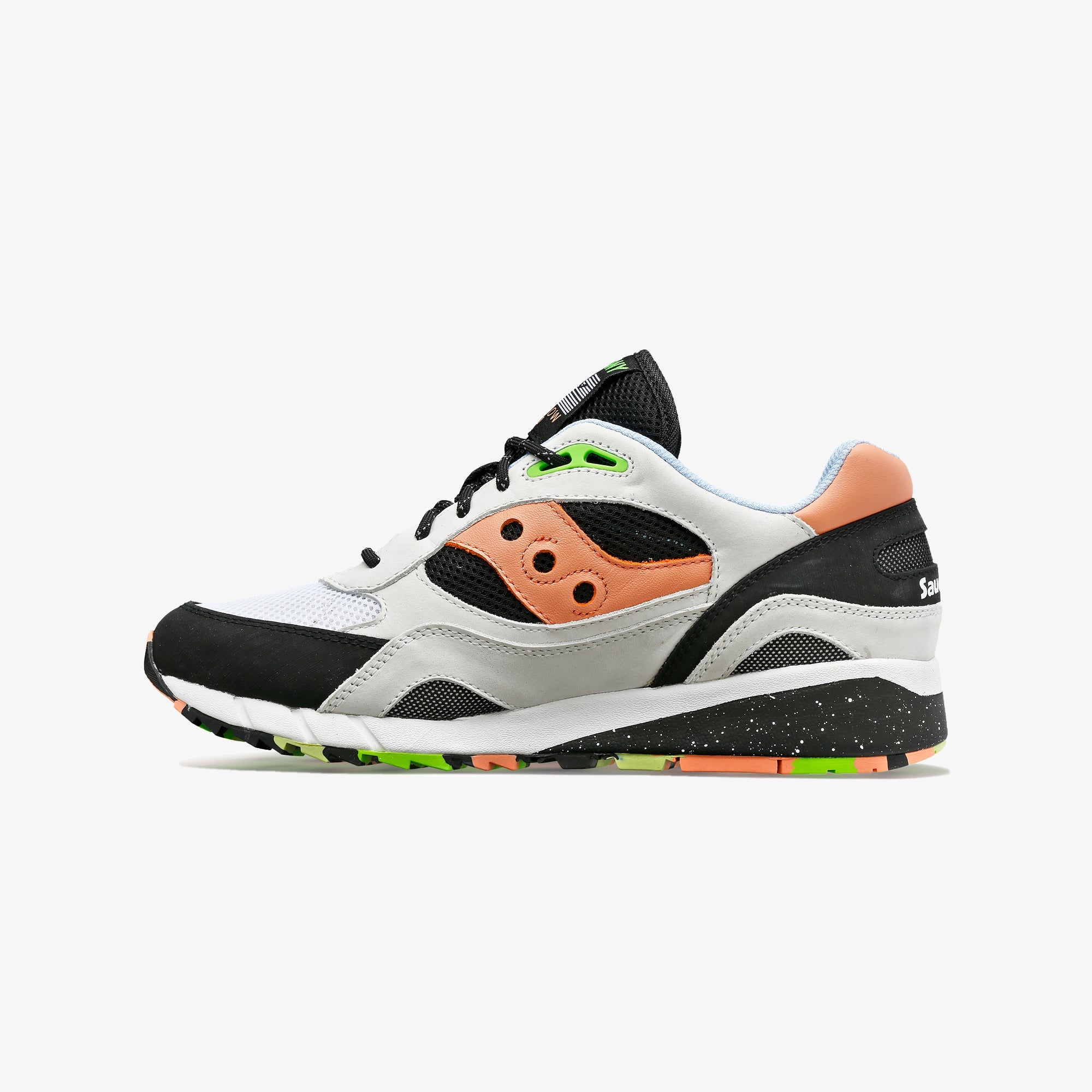Saucony Originals | SHADOW 6000 { WHITE/BLUSH - view 2