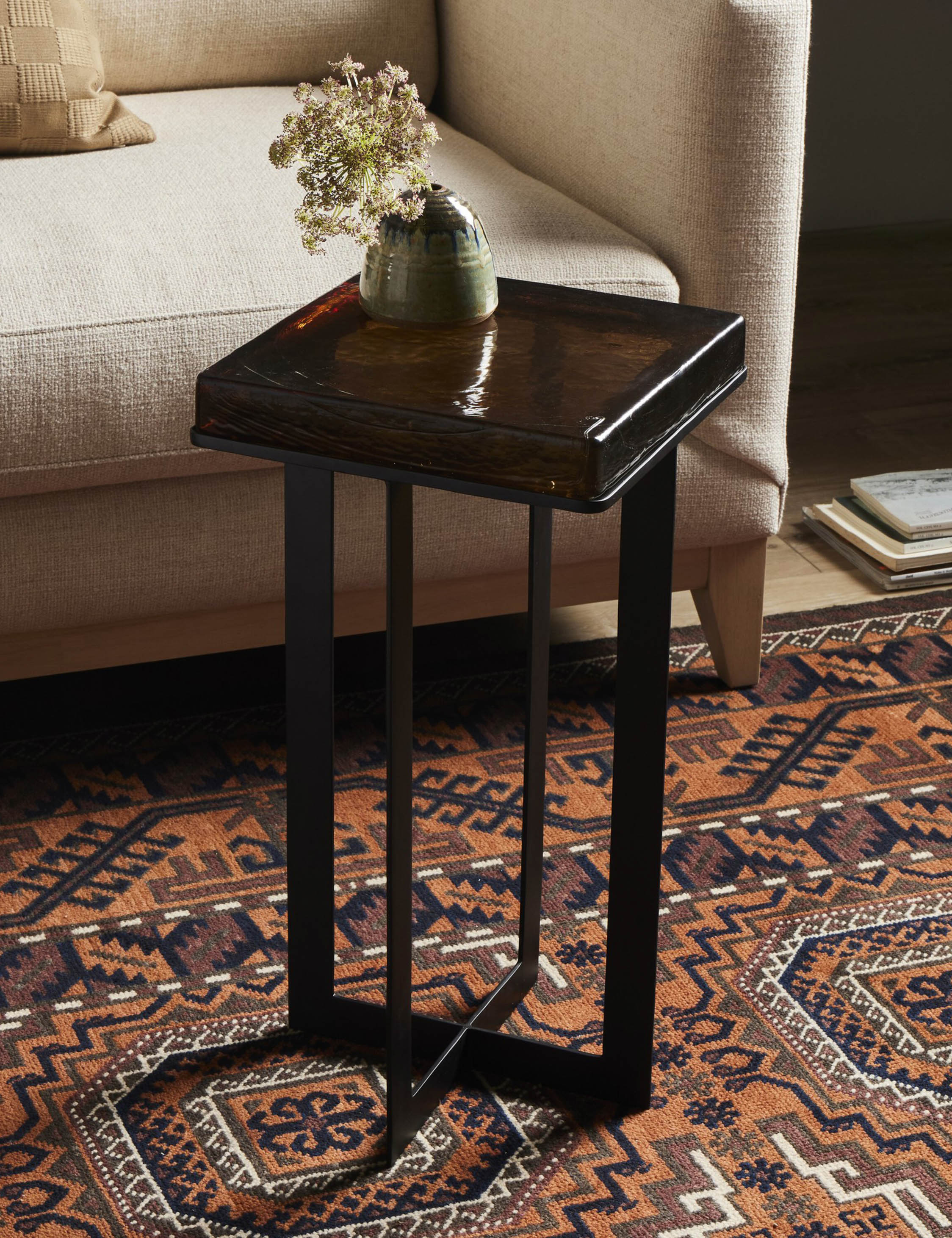 Lulu and Georgia Ambra Side Table – Black - view 2