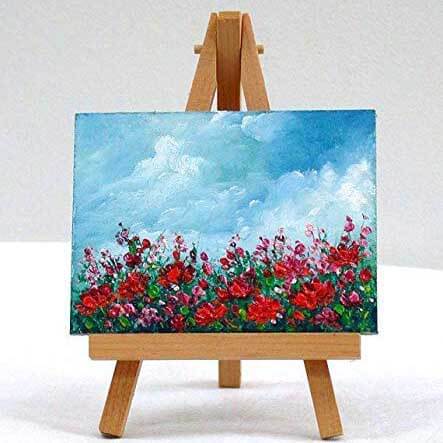 Artnery Mini Canvas With Wooden Easel - view 8