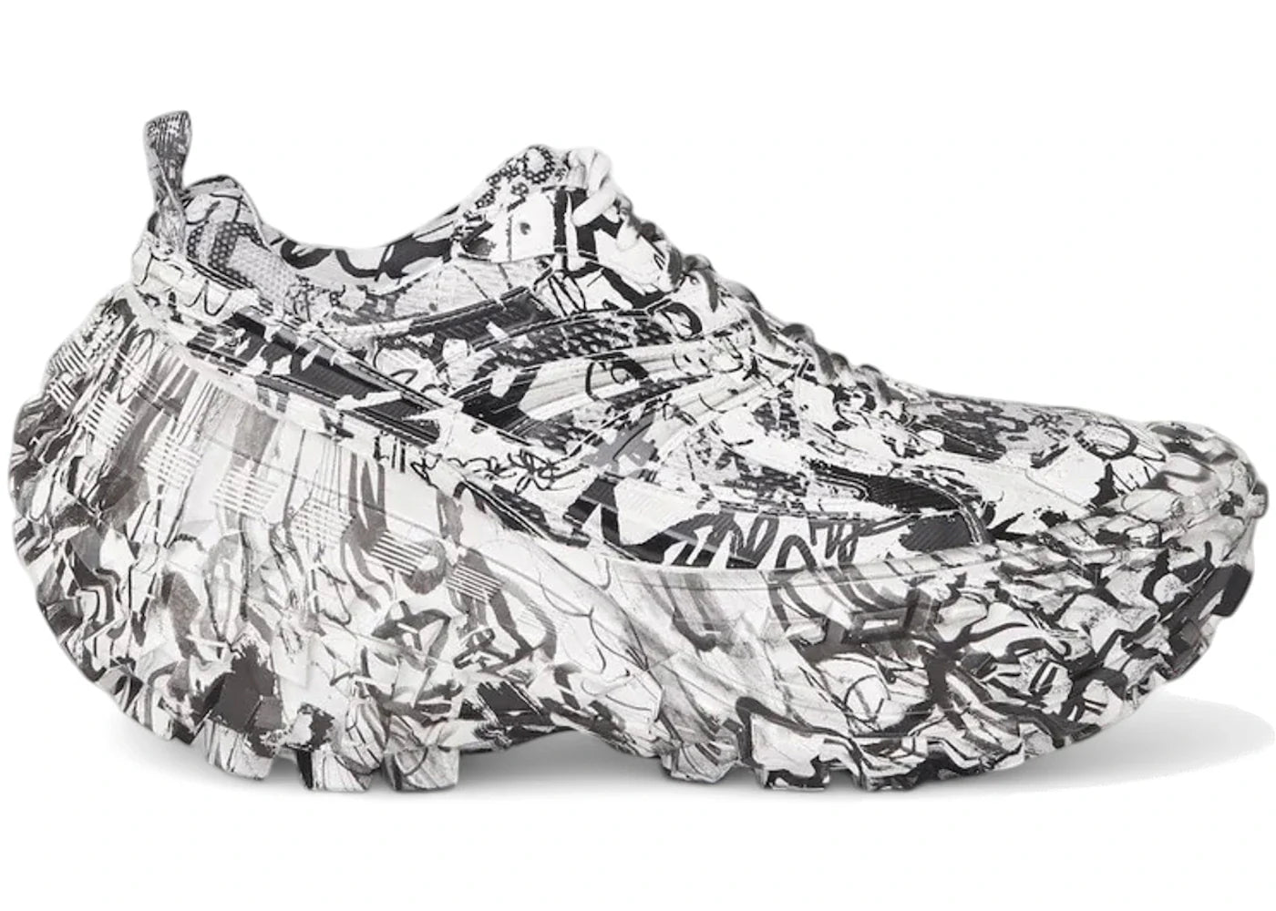 Balenciaga Bouncer Graffiti Print