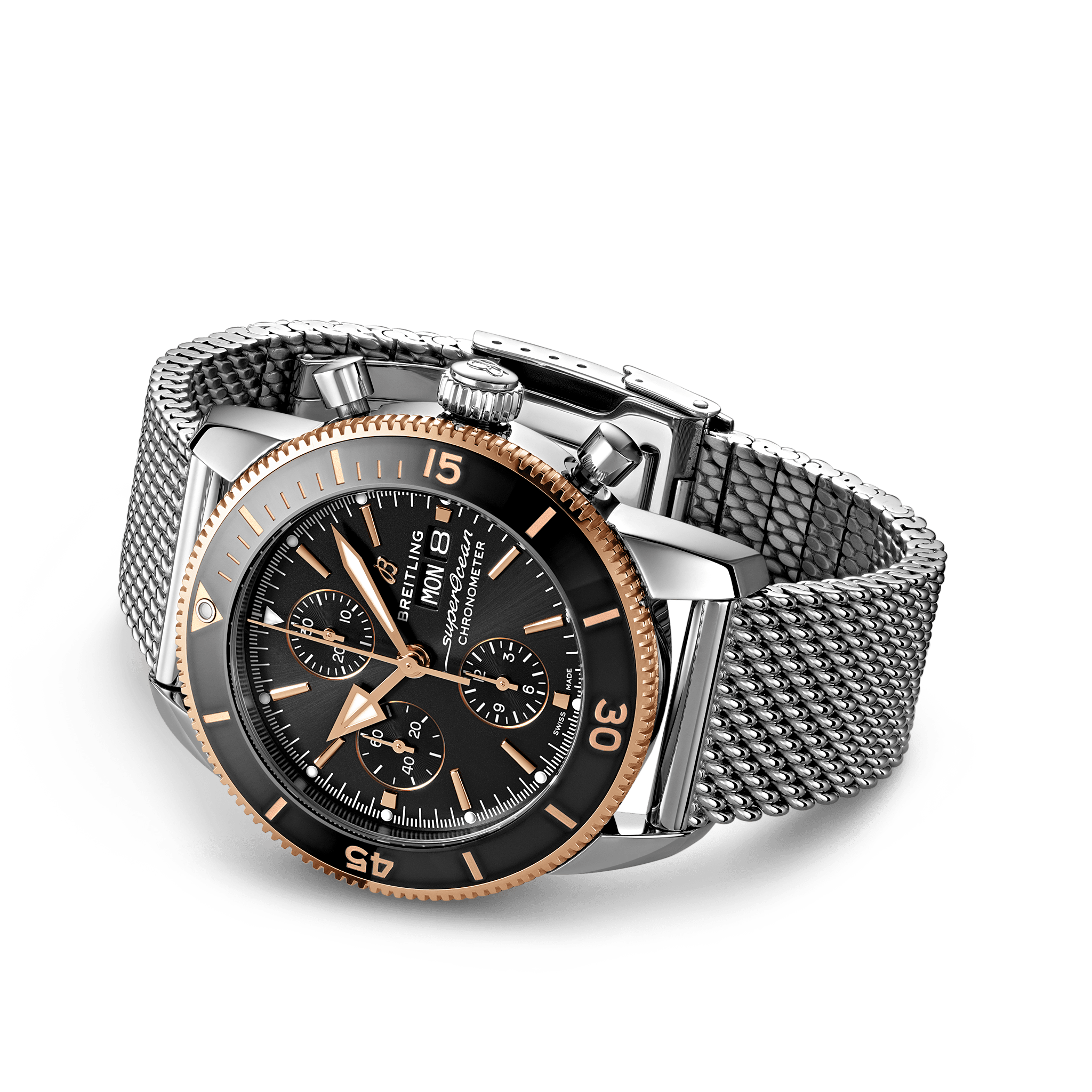 Breitling Superocean Heritage Black Dial Men 44mm