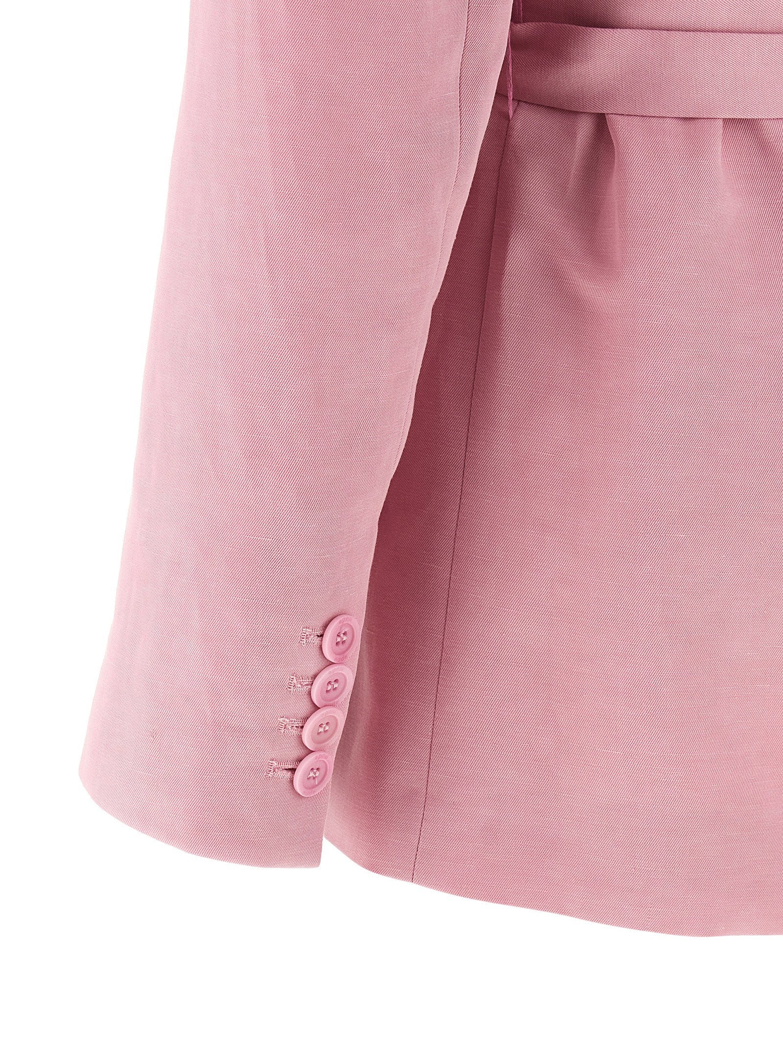 Nude Belt Blazer – 57% linen, 43% tencel - view 4