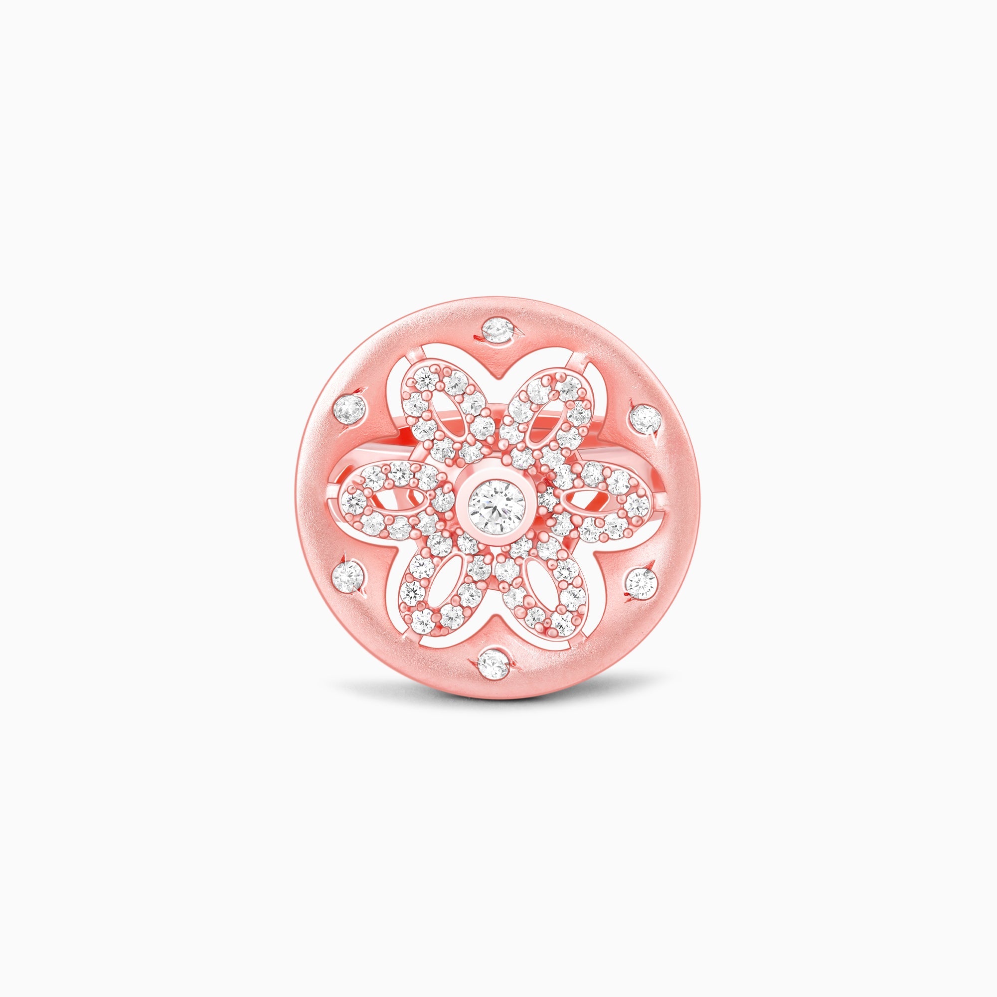 GIVA Jewellery Rose Gold Say It With Flowers Ring