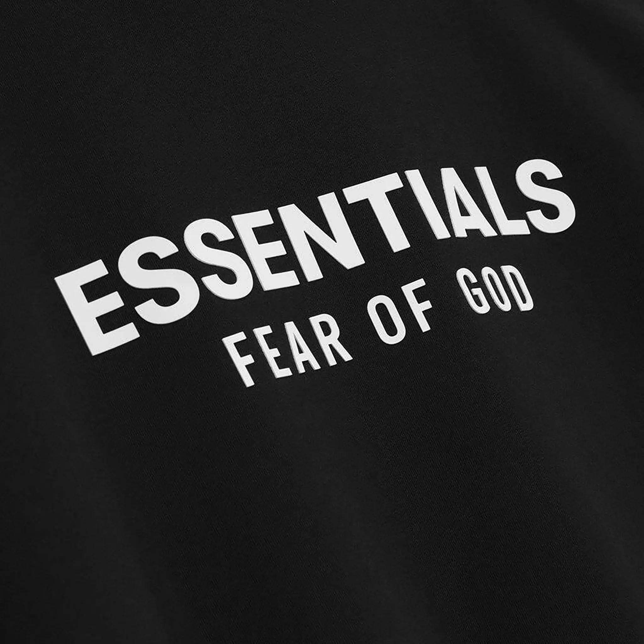 Fear Of God Essentials Classic Jet Black Hoodie (SS25) - view 6