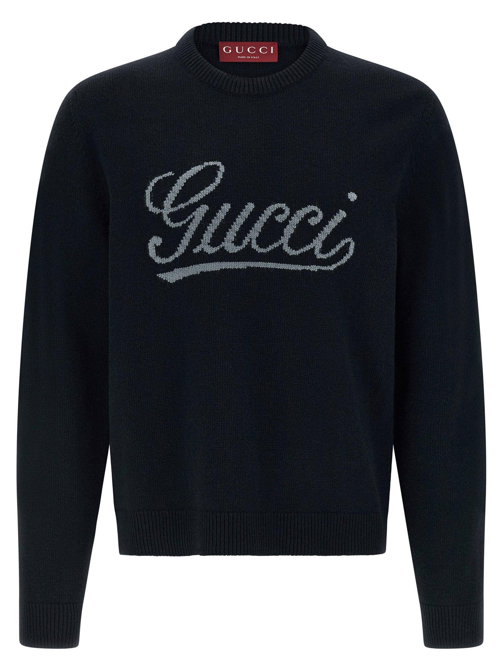 Gucci Logo Intarsia Sweater – 100% wool