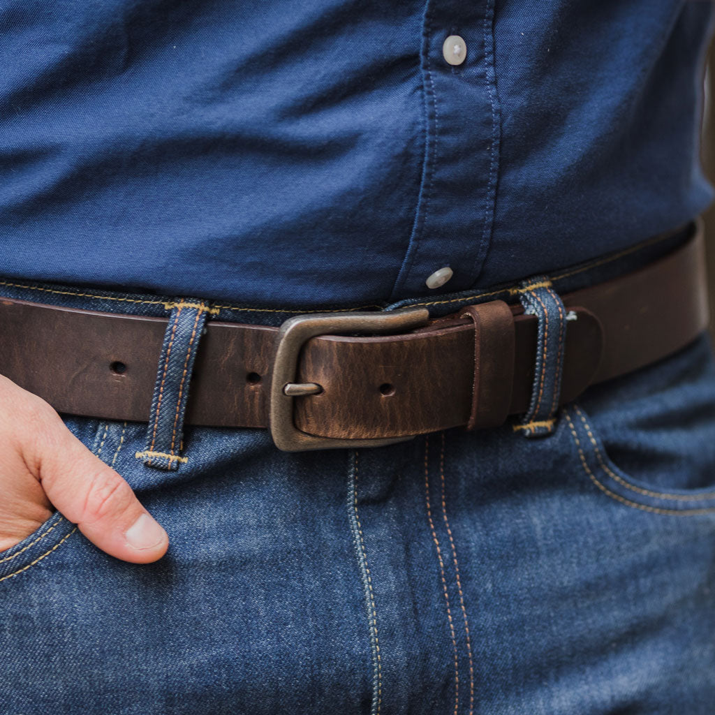 Thursday Boots - Accessories (WH) Men's Legacy Heritage Belt | Tobacco - view 3