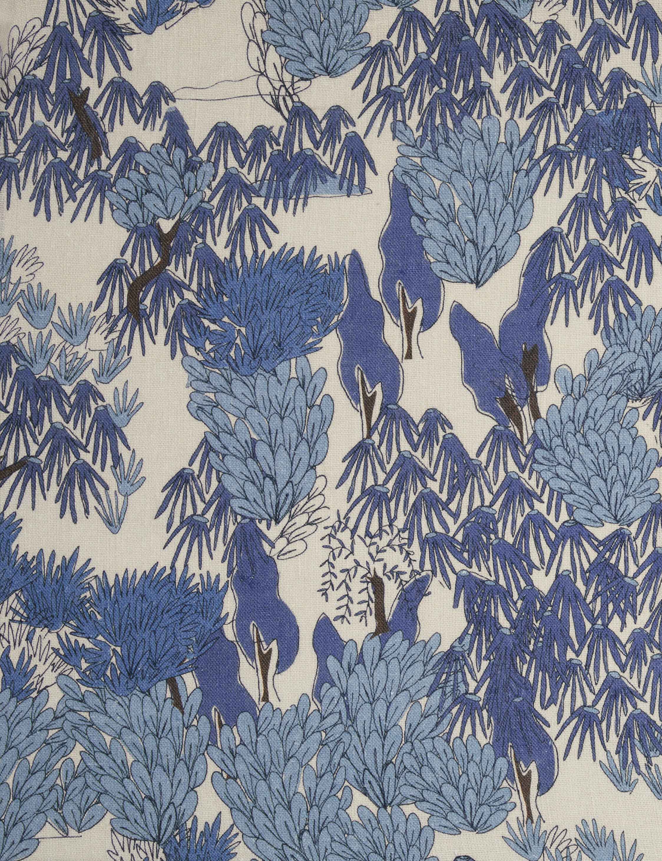 Lulu and Georgia Garden Walk Linen Fabric by Sarah Sherman Samuel - view 5