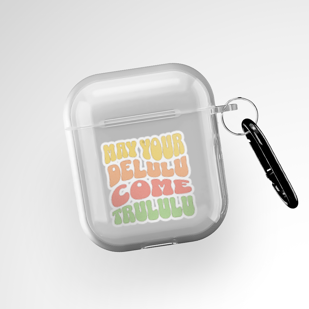 Cover It Up Delulu Clear Airpods 2nd Gen Case Covers