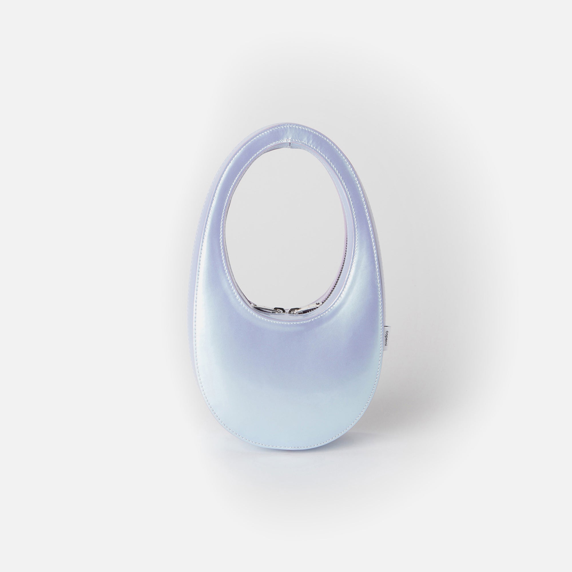 Coperni Pearlised Mini Swipe Bag - Light Blue - view 2
