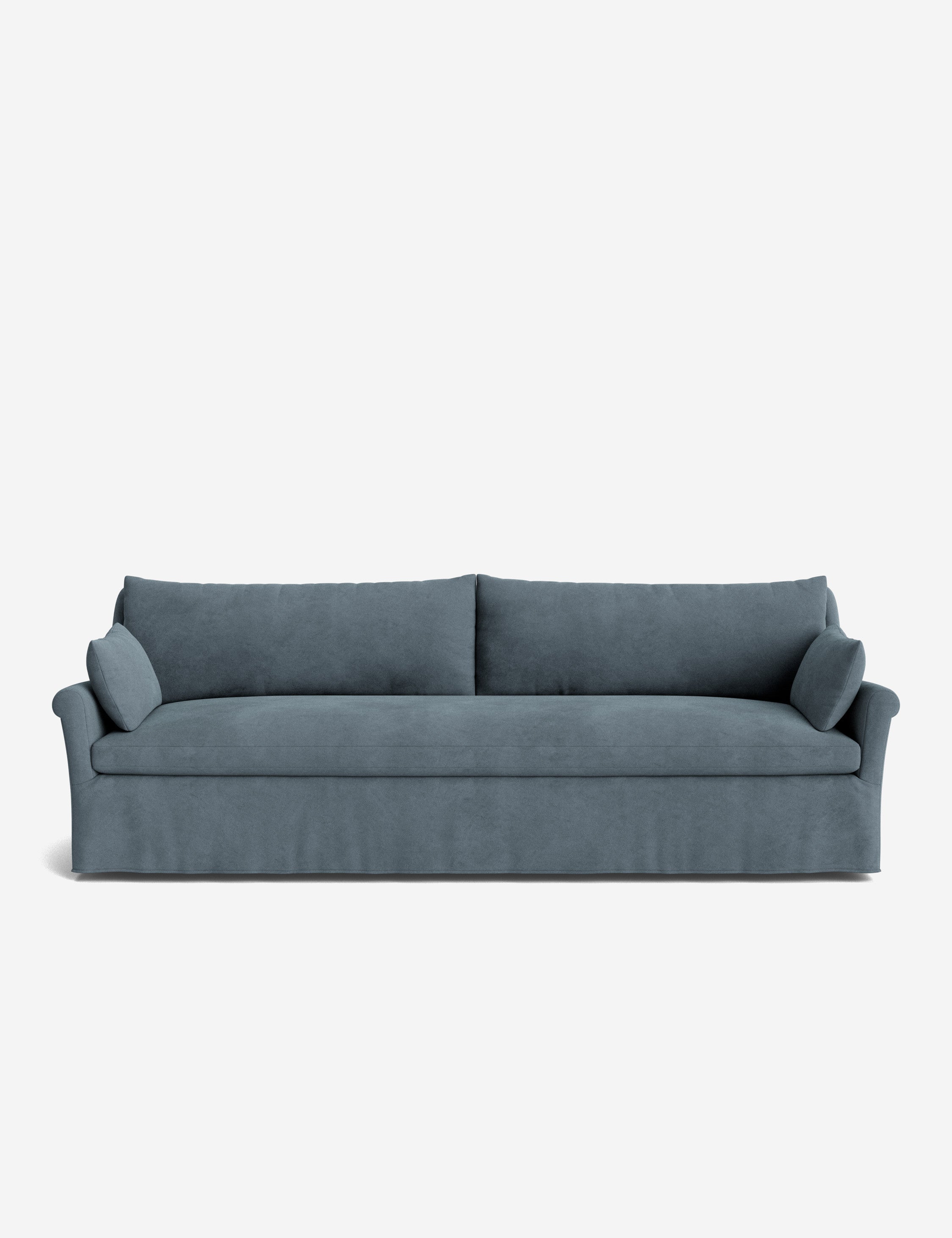 Lulu and Georgia Portola Rolled Arm Slipcover Sofa - view 36