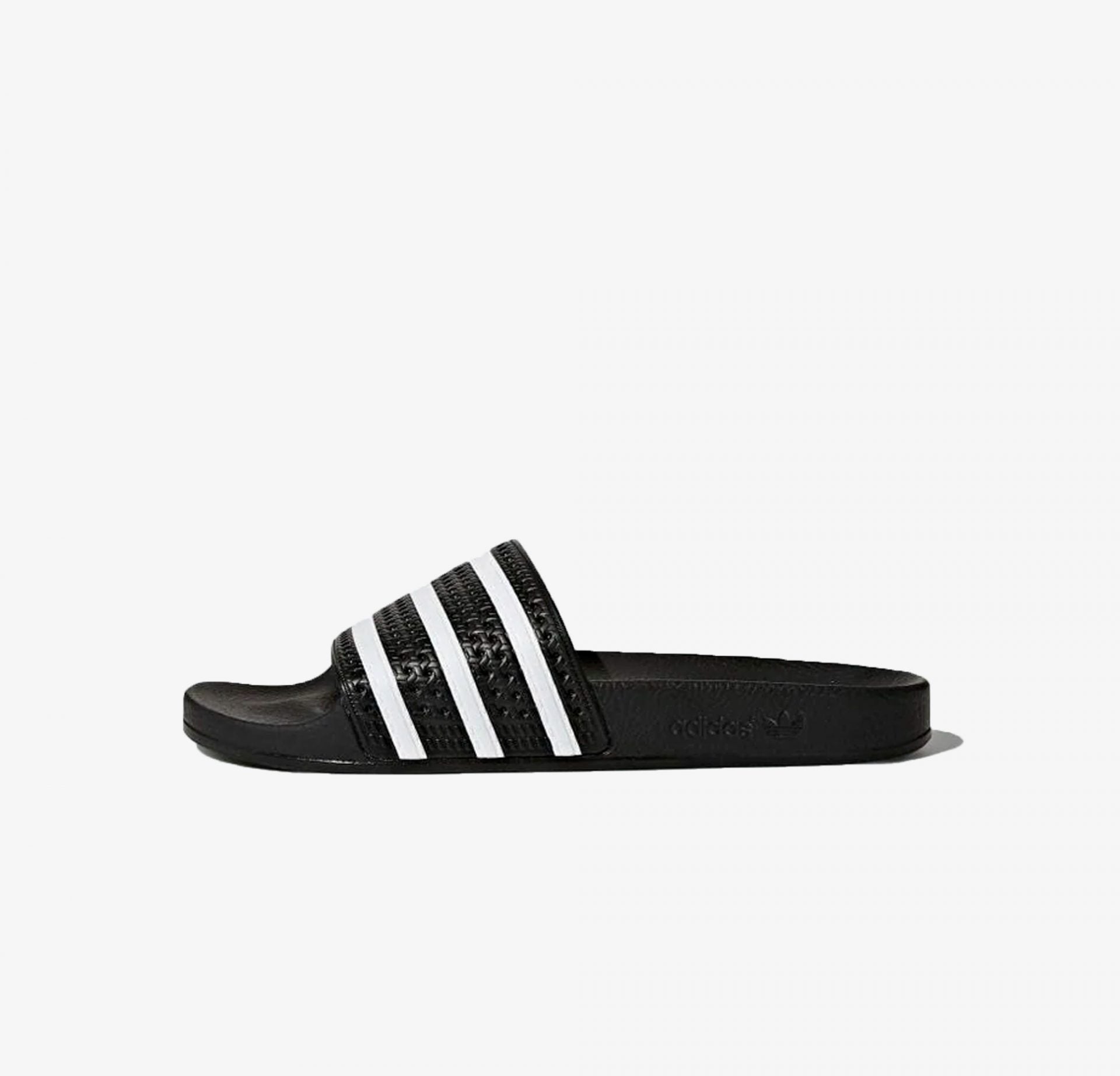 Adidas Originals | ADILETTE SLIDES { CORE BLACK / WHITE - view 3