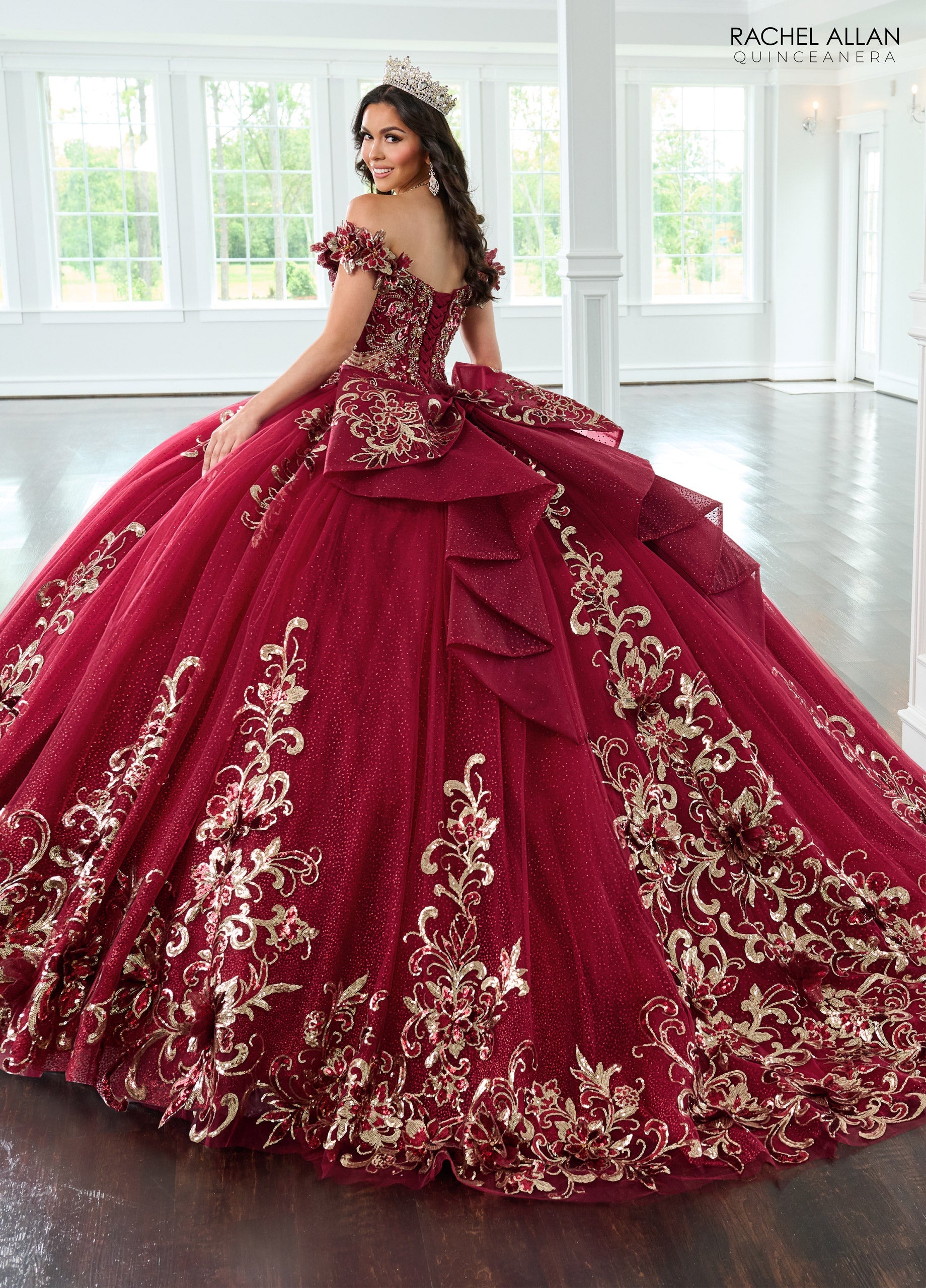 Mary's Bridal Off Shoulder Quinceanera Dress by Rachel Allan RQ3145 - view 8