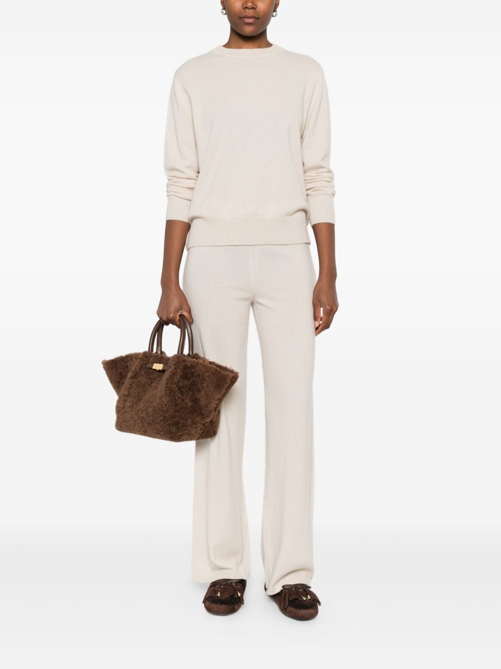 SOFT GOAT Sweaters WHITE – Cashmere 100% - view 4