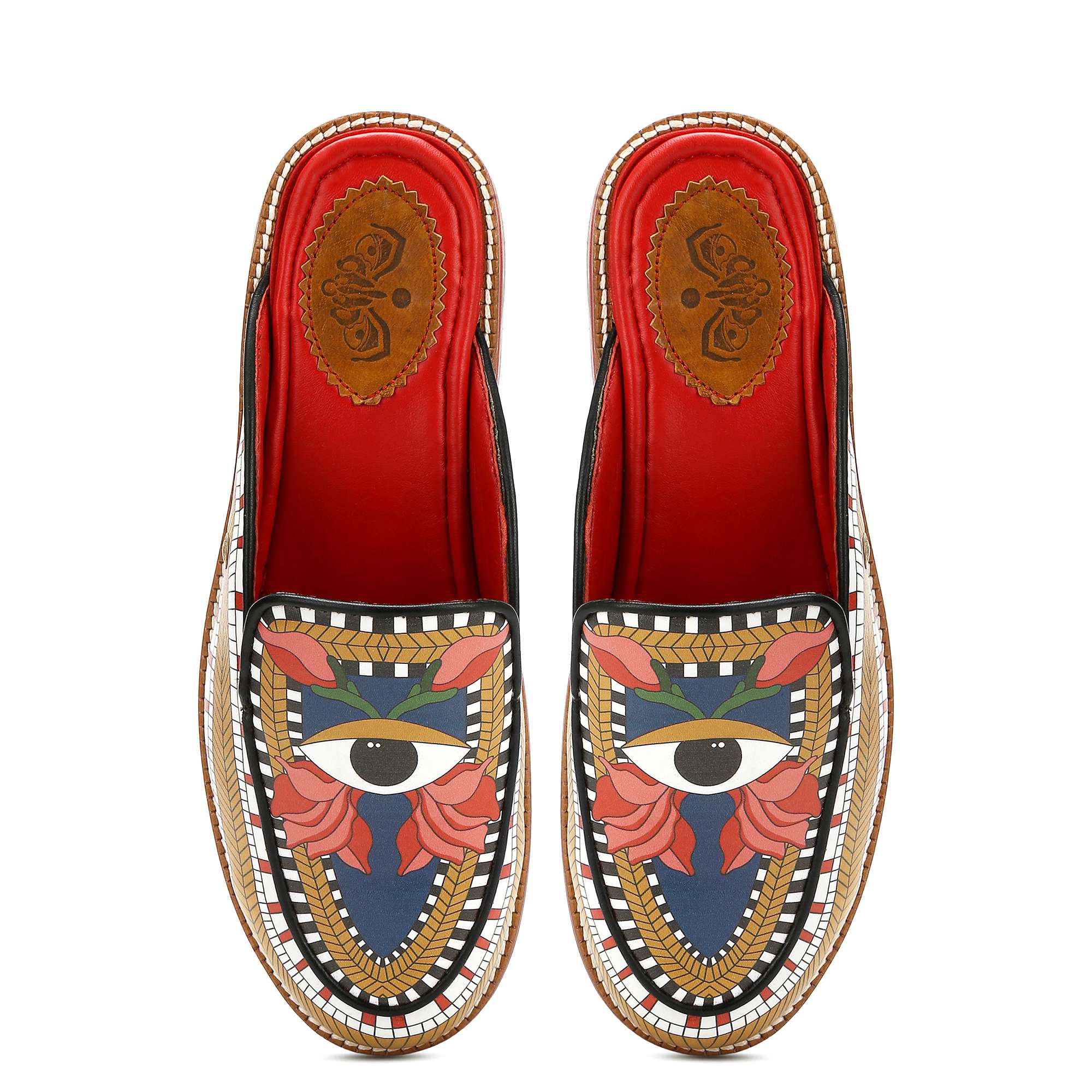 Banjaaran India Peeper Mules Women - view 2