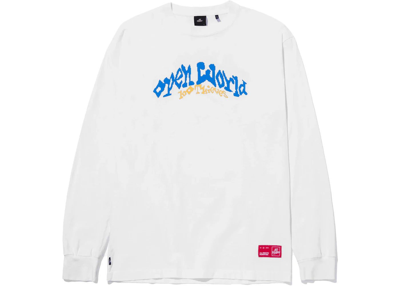 L s tee – 100 Thieves Overworld L/S Tee White