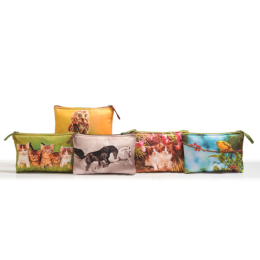 Swayam India Cute Animals Printed Pouches - Gp6