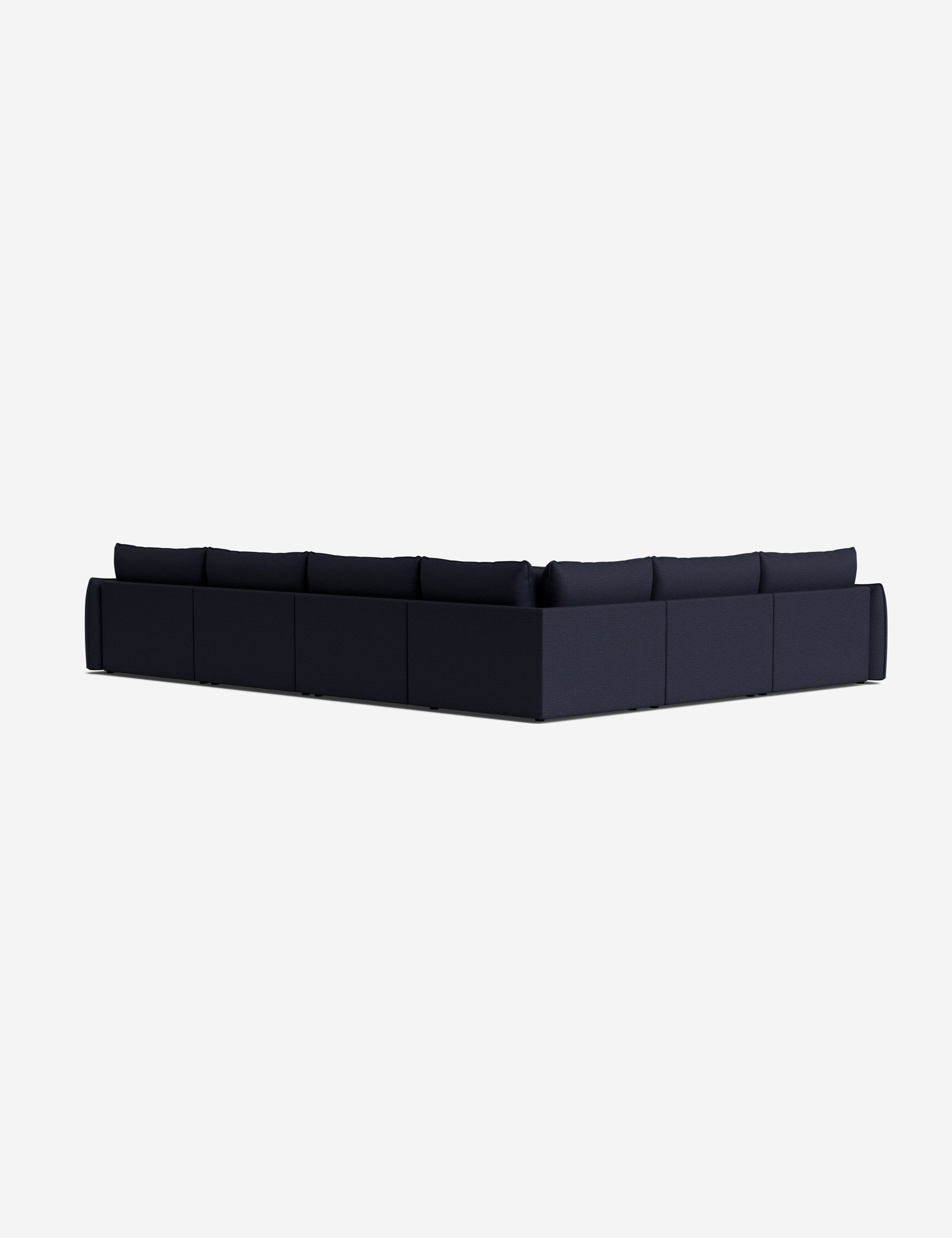 Lulu and Georgia Balmer Modular Corner Sectional Sofa With Ottoman - view 123