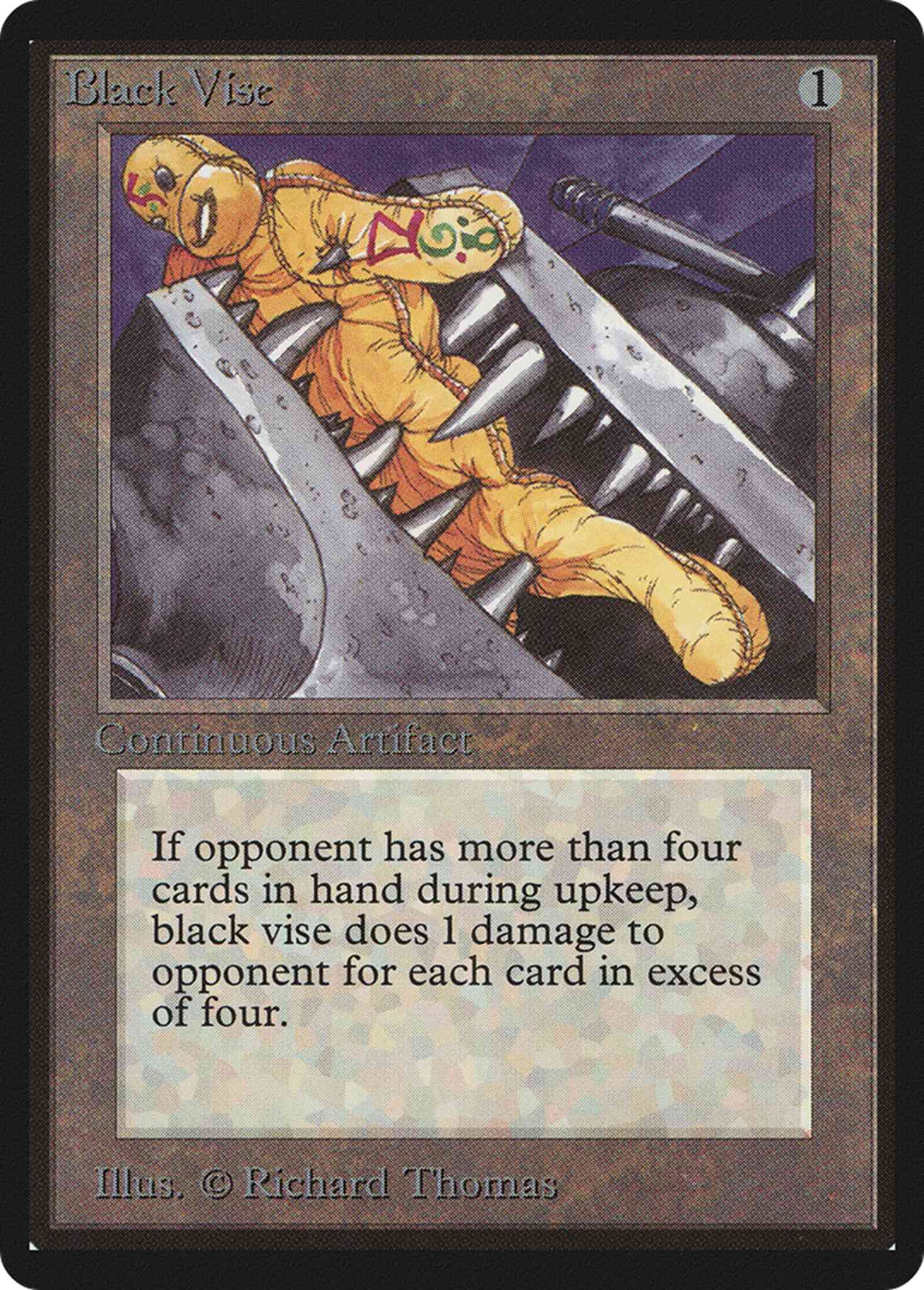 Black vise 234 – Magic Black Vise [234] [Limited Edition Beta] [Non-Foil]