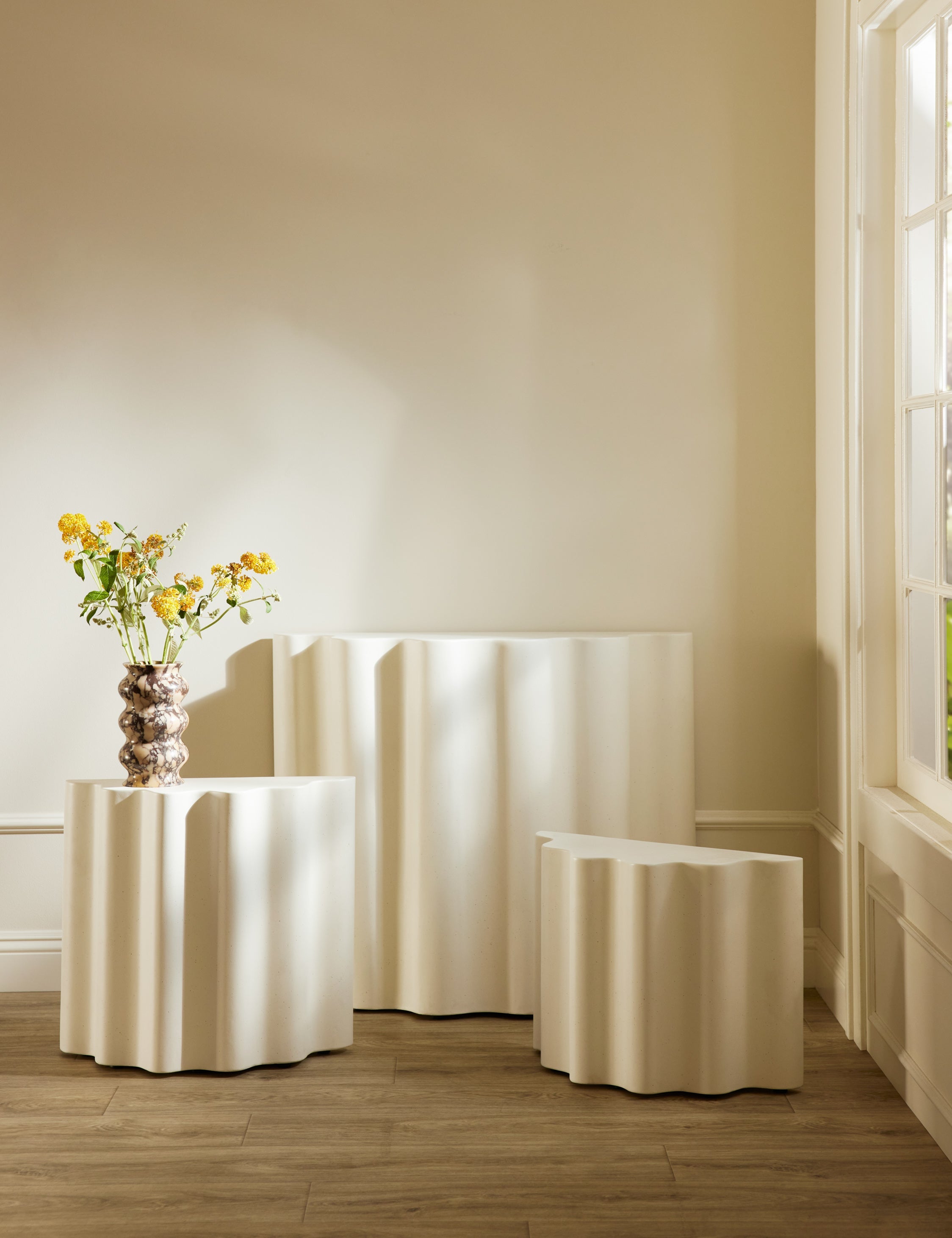 Lulu and Georgia Lune Indoor / Outdoor Console Table by Lolly Lolly Ceramics - view 2