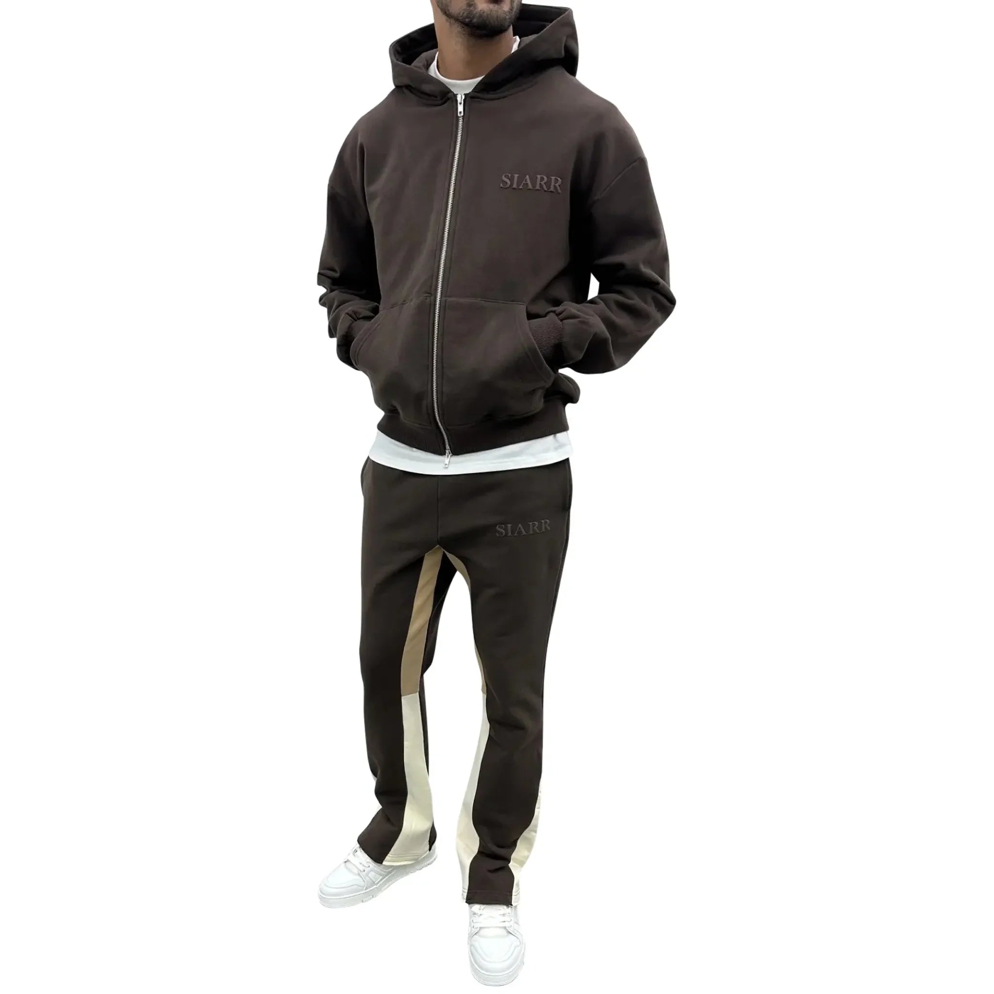 SIARR Brown Flared Joggers - view 5