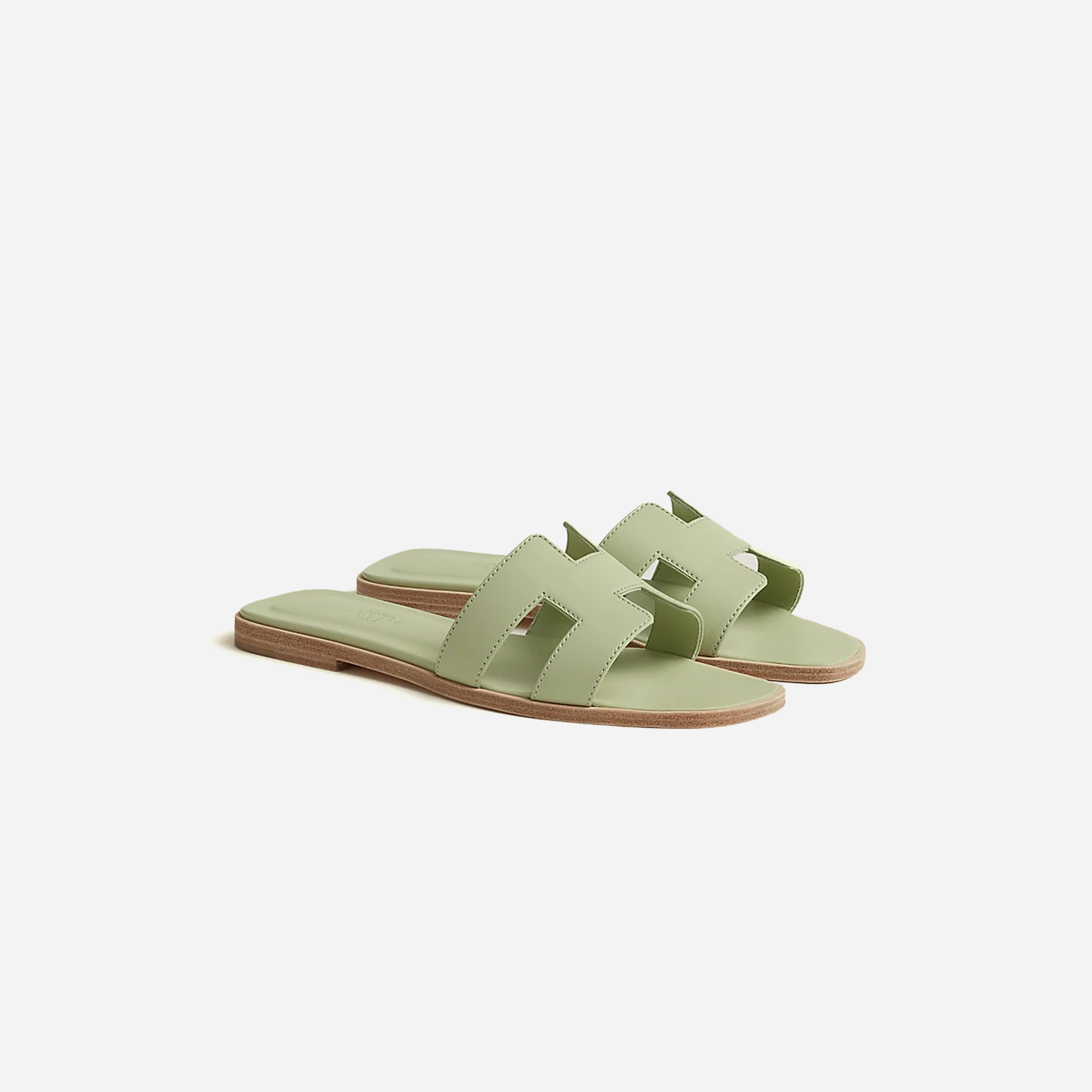 Hermes Oran sandal Vert De Mer - view 2