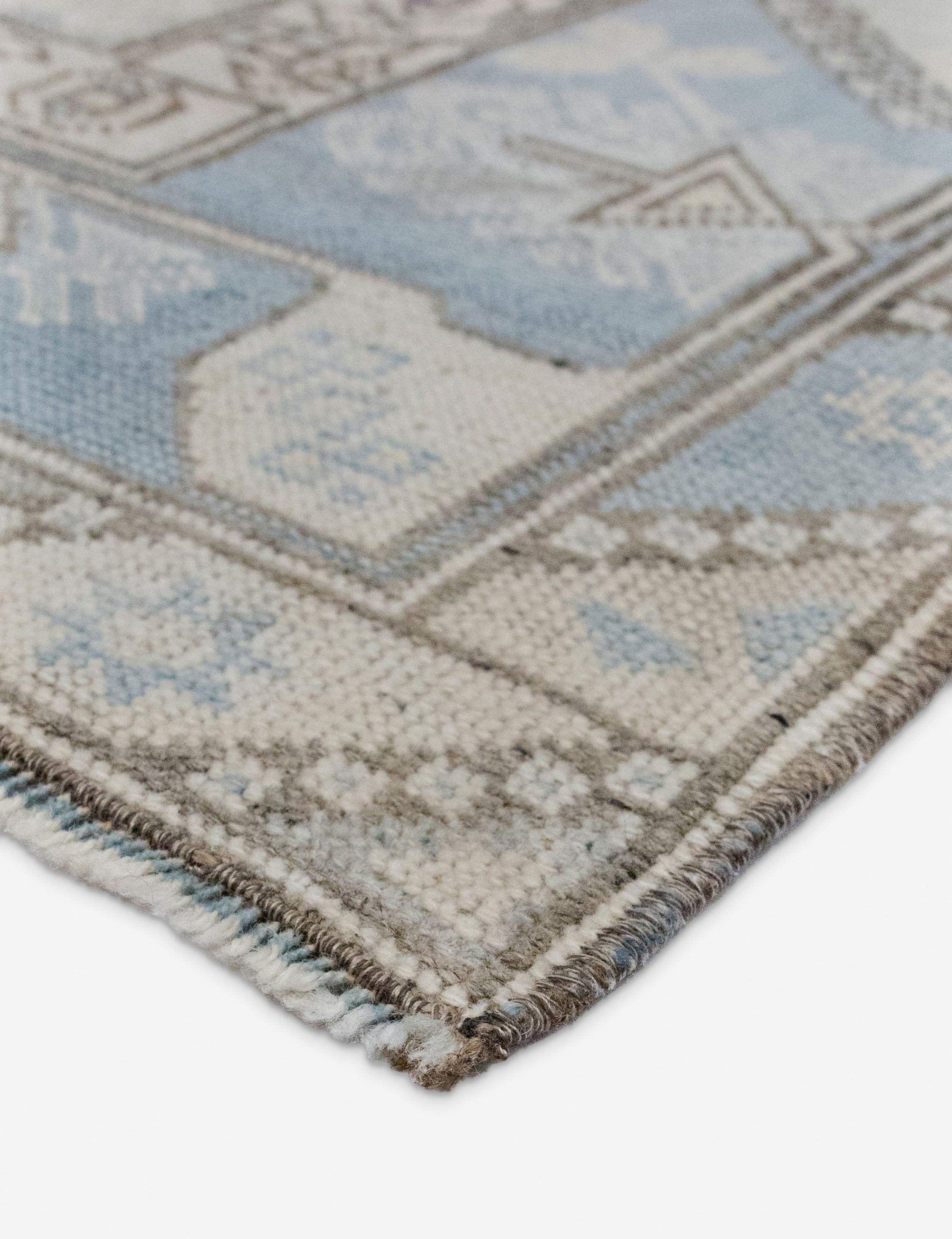 Lulu and Georgia Vintage Turkish Hand-Knotted Wool Rug No. 562, 6'4" x 9'3" - view 2
