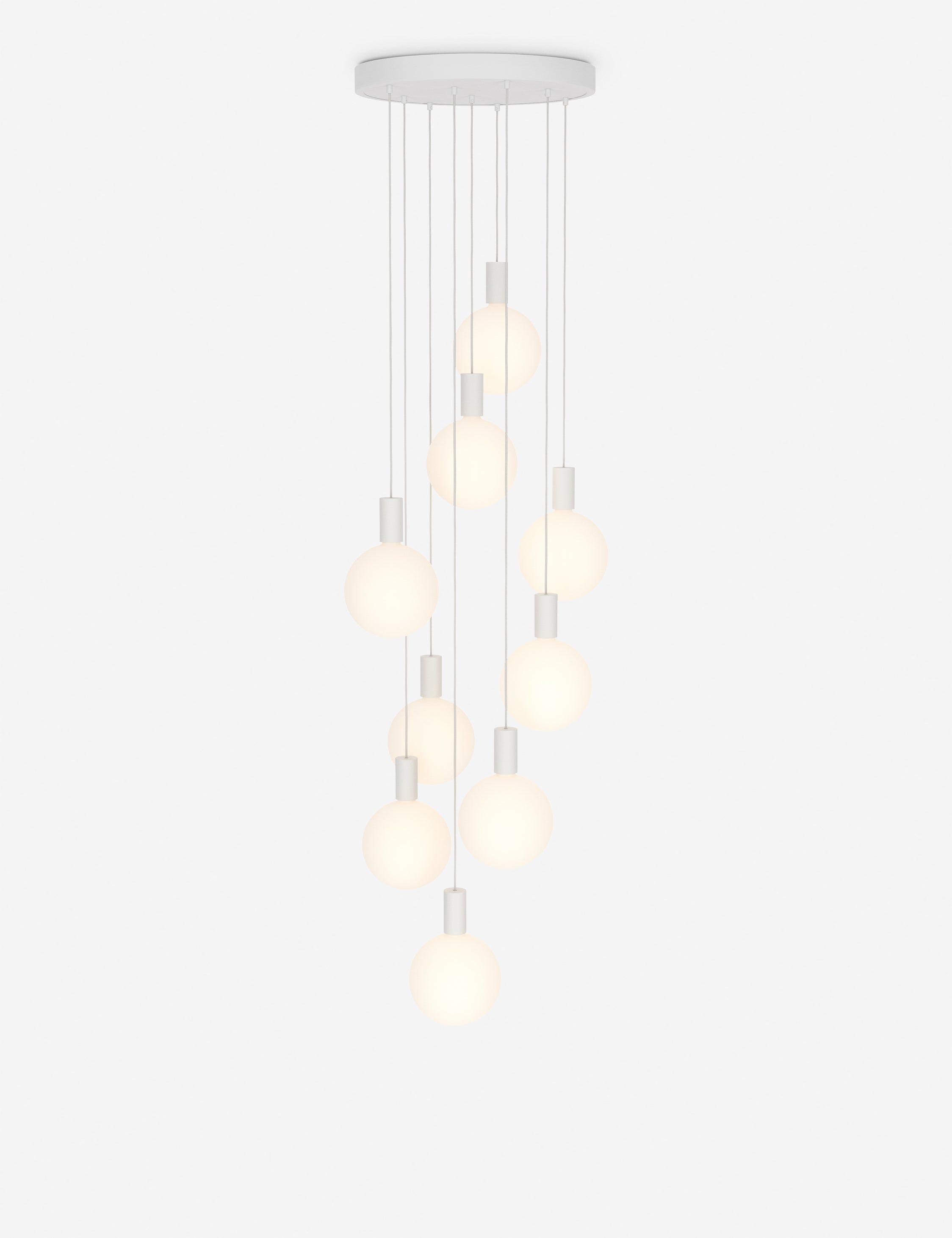 Lulu and Georgia Alumina 9-Light Pendant Light by Tala