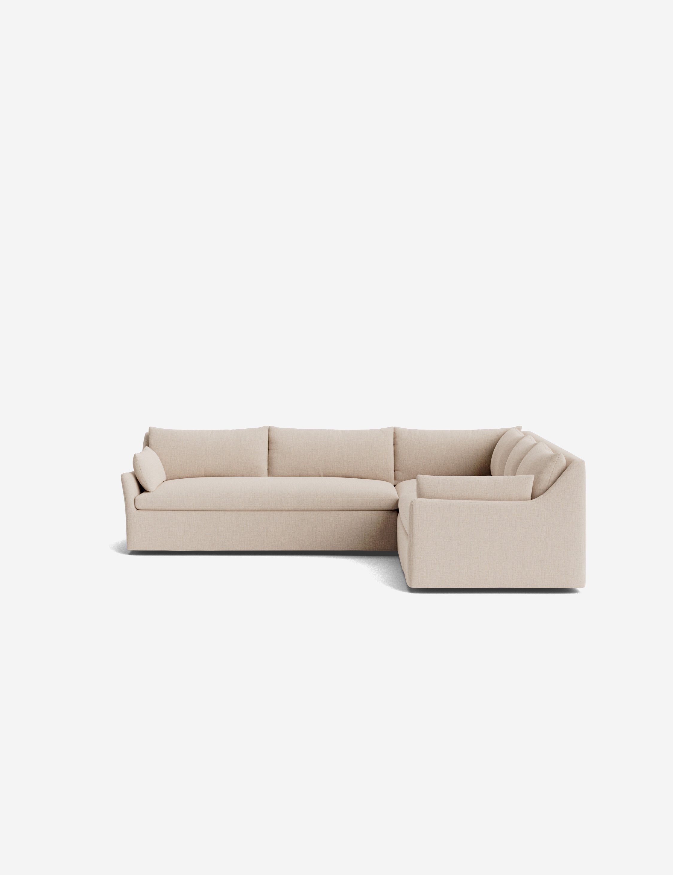 Lulu and Georgia Portola Luxe Depth Slipcover Corner Sectional Sofa - view 189