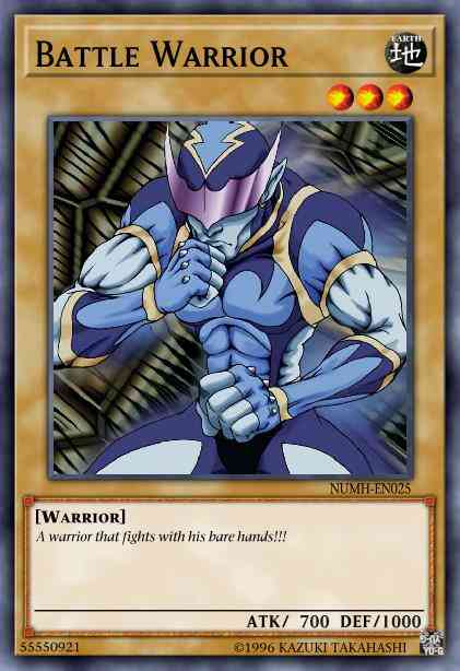 Yu-Gi-Oh! Battle Warrior - NUMH-EN025 - Super Rare - 1st Edition