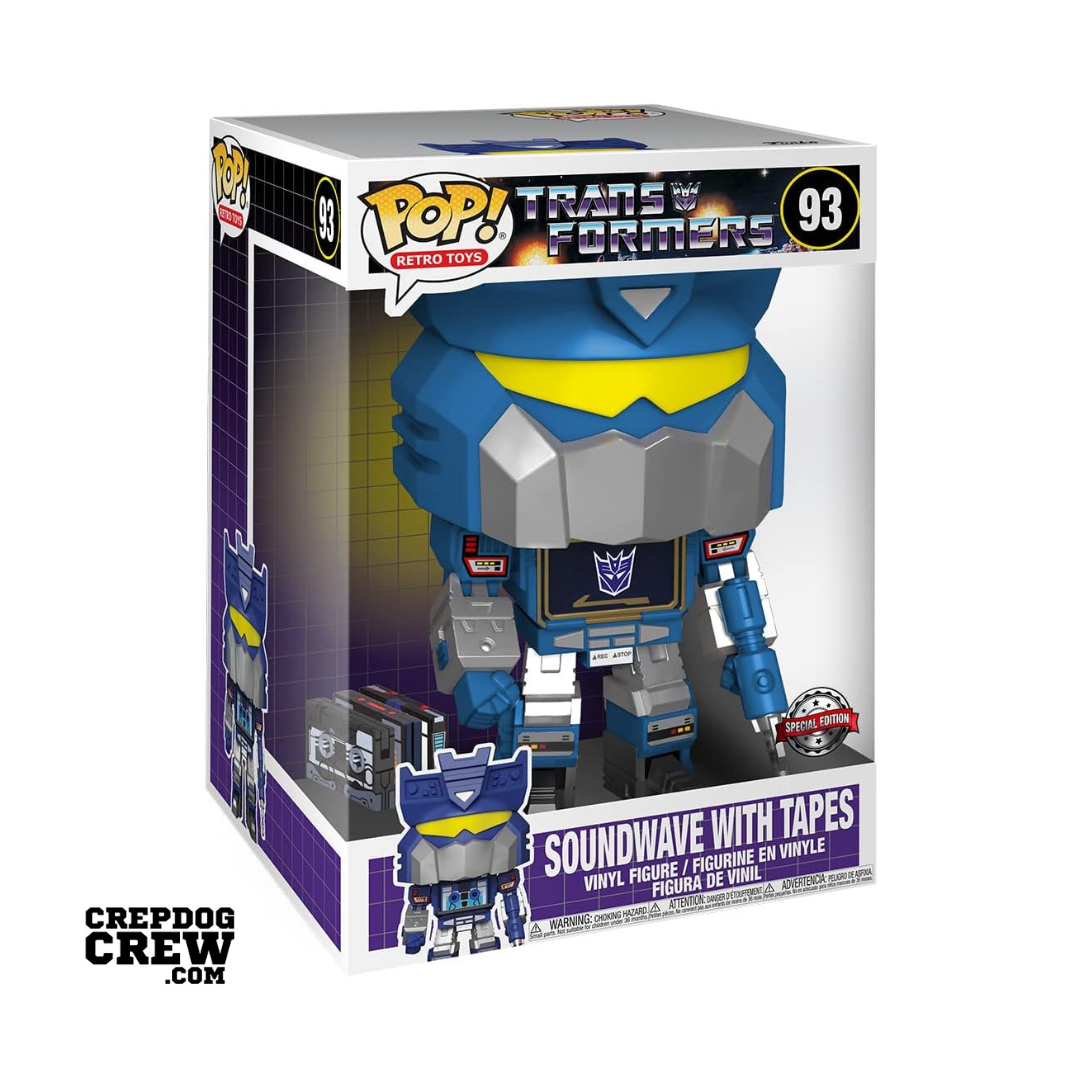 Funko Pop! Retro Toys: Transformers Soundwave with Tapes #93 - view 2