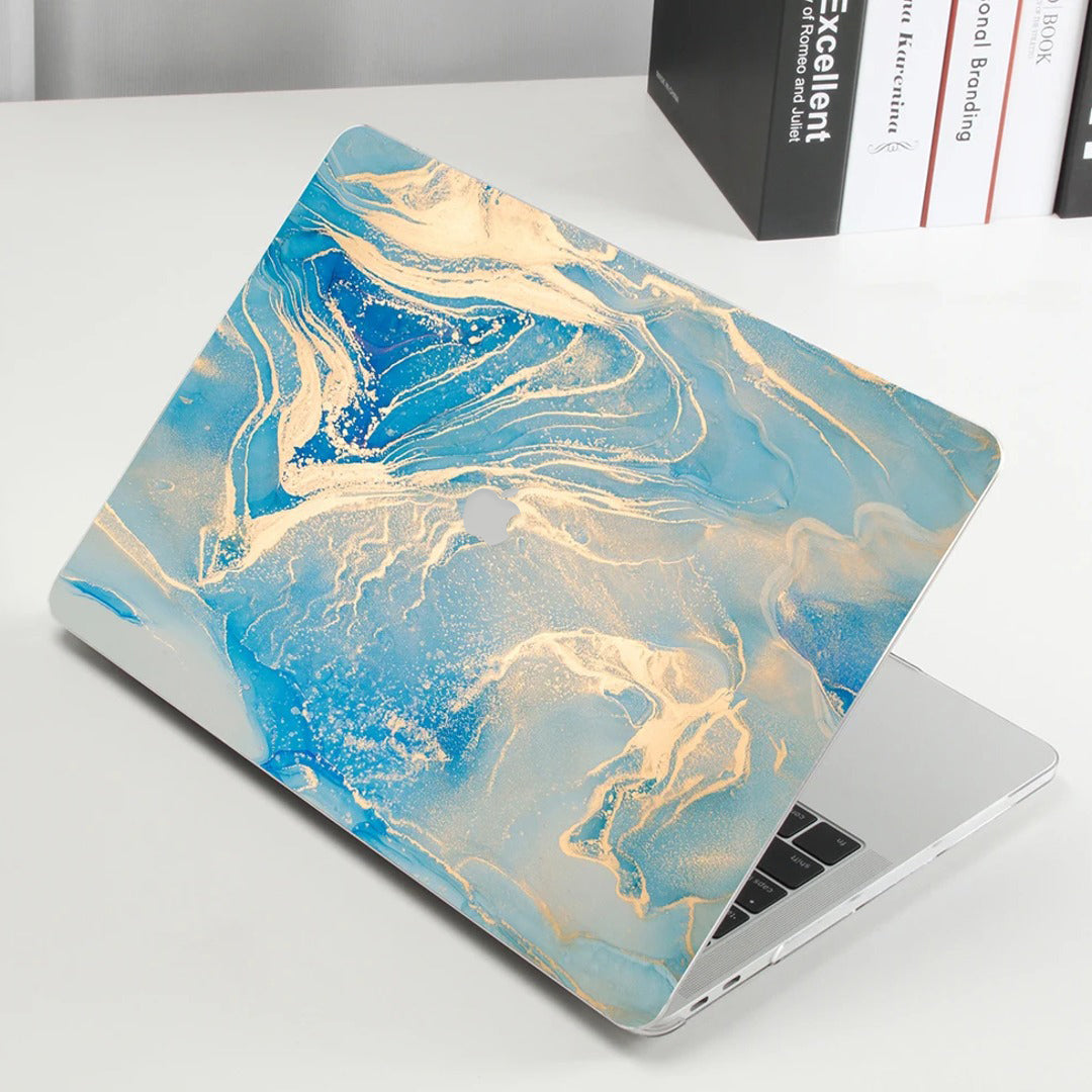 Peeperly Glossy Marble Pattern MacBook Case