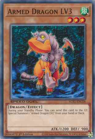 Yu-Gi-Oh! Armed Dragon LV3 - SGX1-ENC06 - Common - 1st Edition