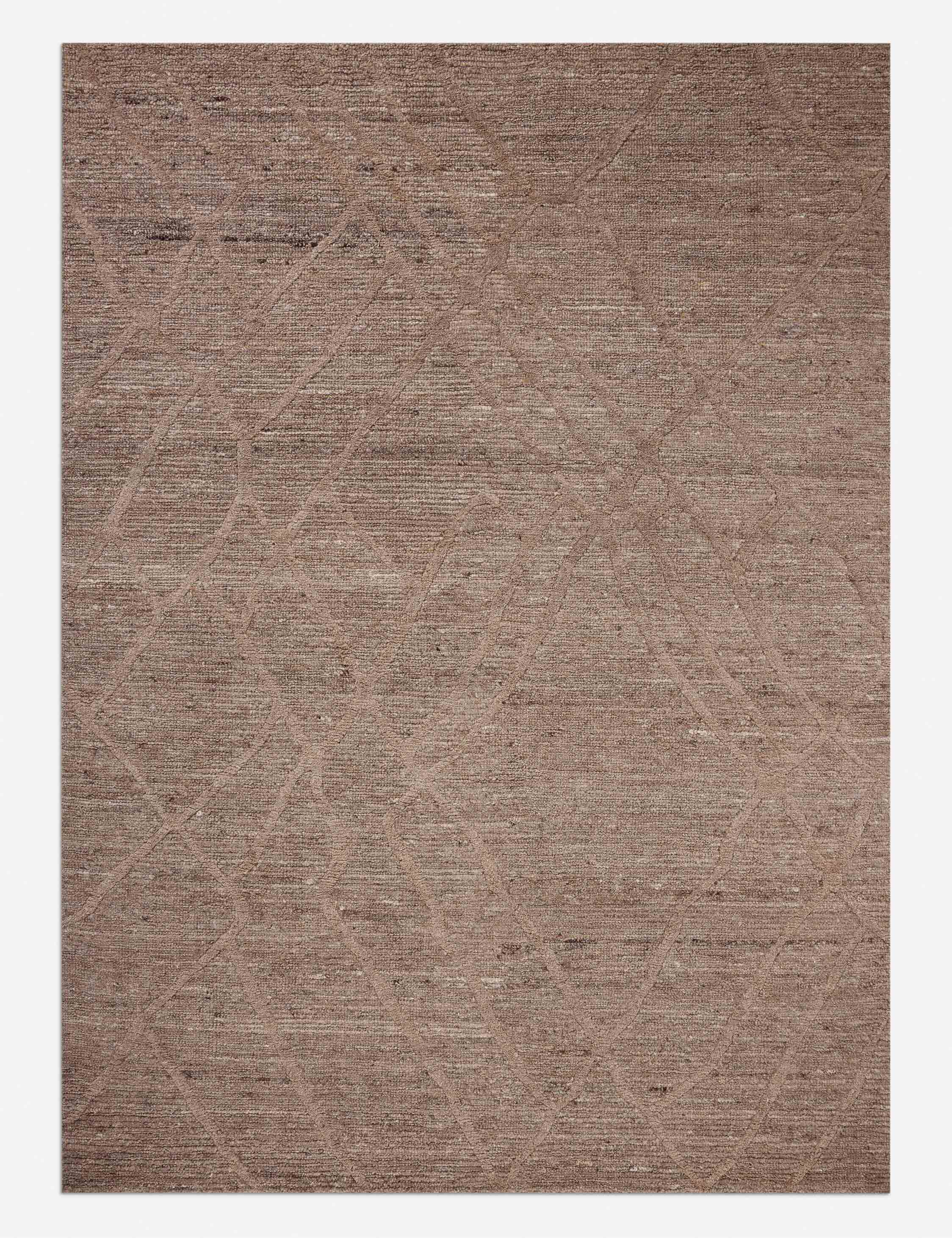 Lulu and Georgia Behren Wool Rug – Mocha