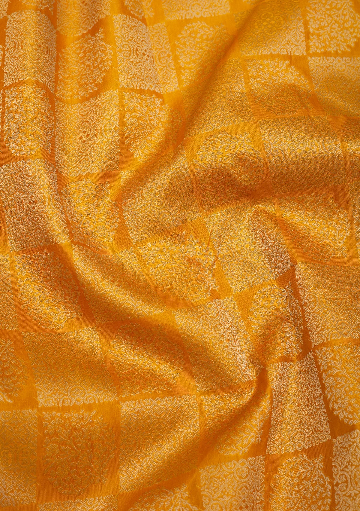 Koskii Mustard Zariwork Pure Silk Saree – Women's - view 2