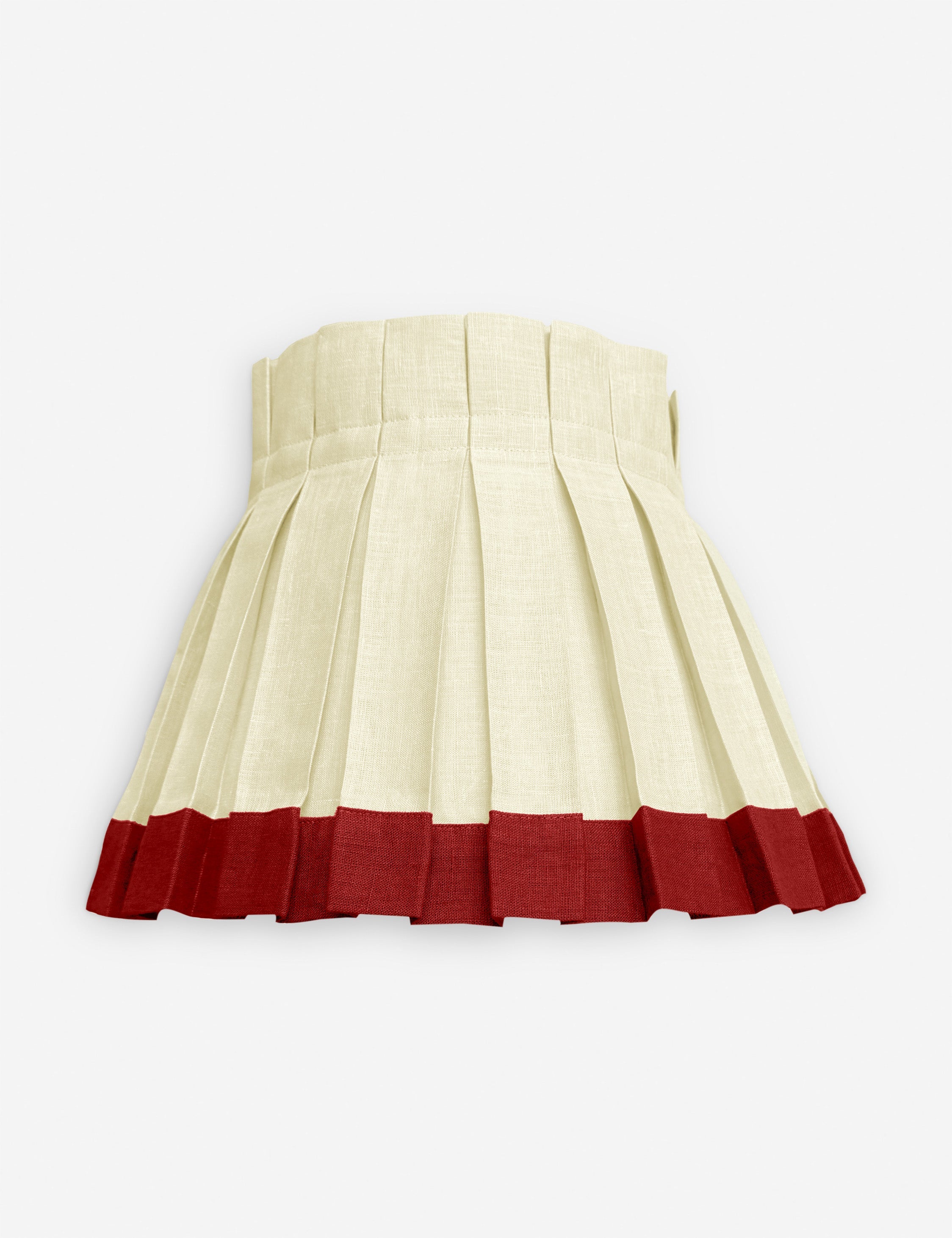 Lulu and Georgia Color Block Classic Box Pleat Lampshade by Cielle Home - view 6
