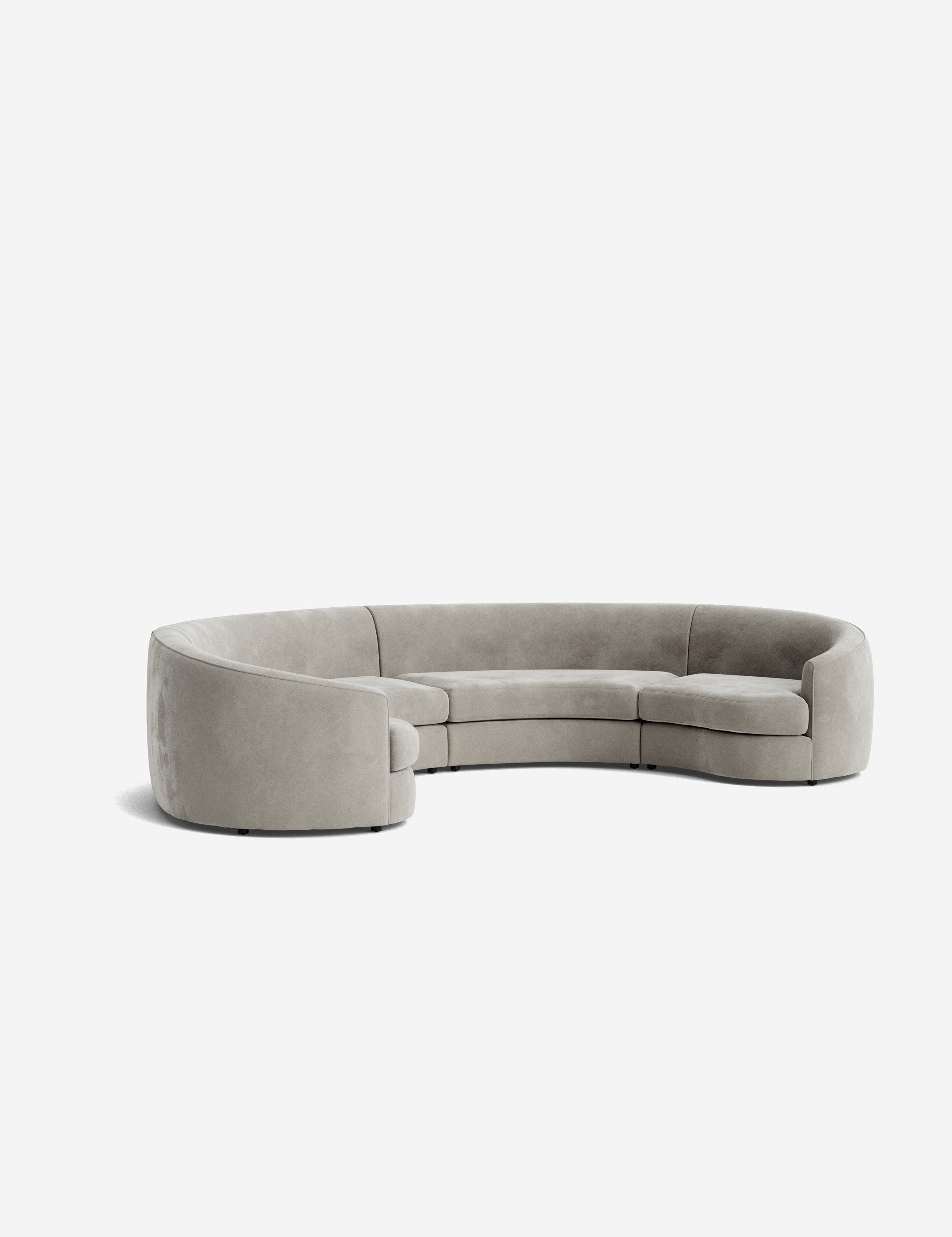 Lulu and Georgia Imada Modular Curved Sectional Sofa - view 114