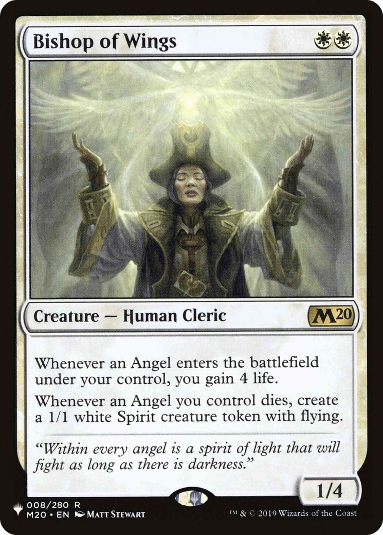 Magic Bishop of Wings [M20-8] [The List] [Non-Foil]