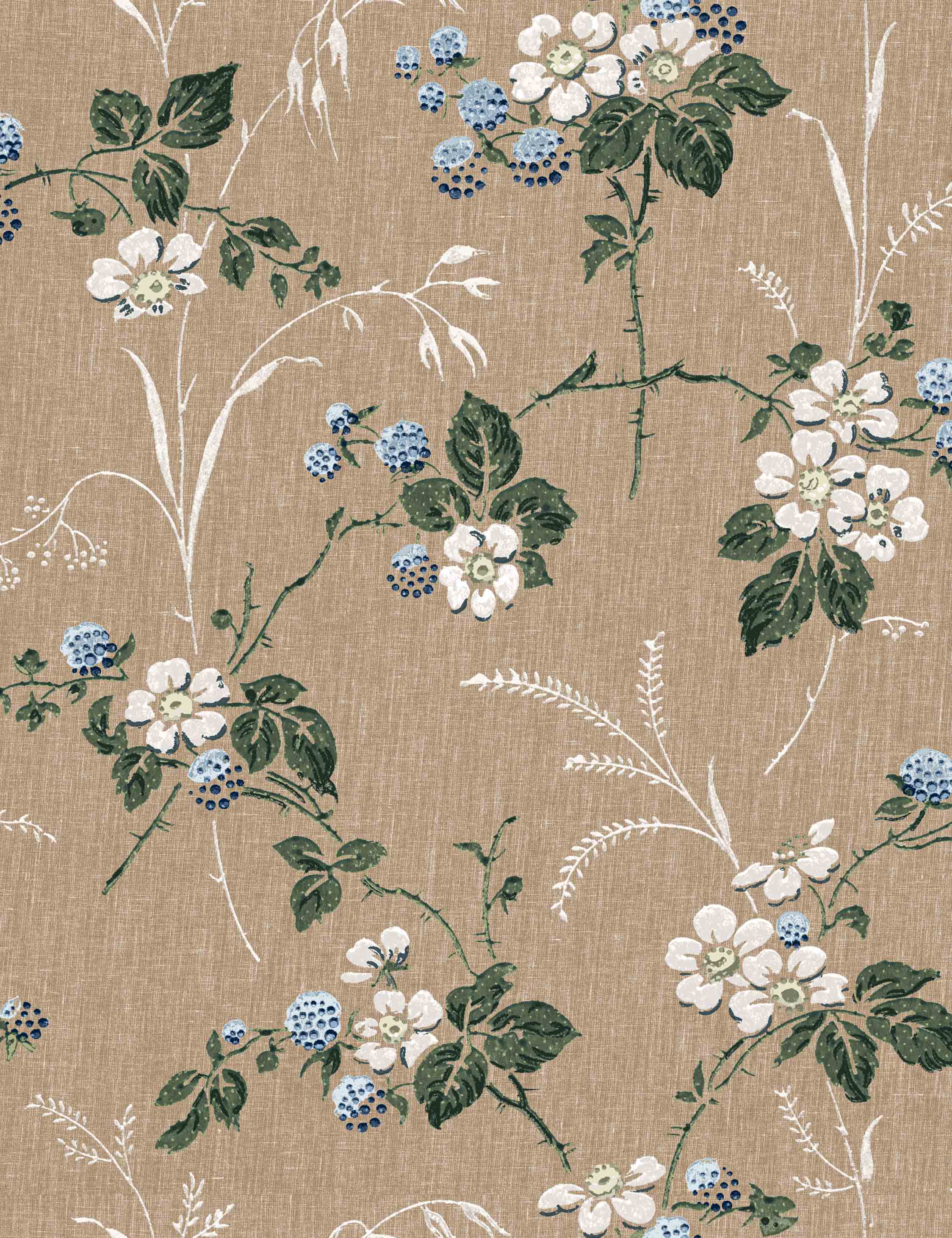 Lulu and Georgia Heaton Linen Fabric by Nathan Turner - view 2