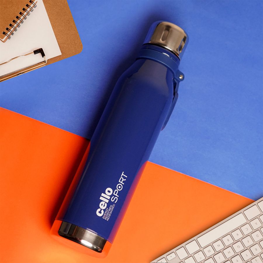Cello Bentley Flask, Vacusteel Water Bottle, 600ml - view 2