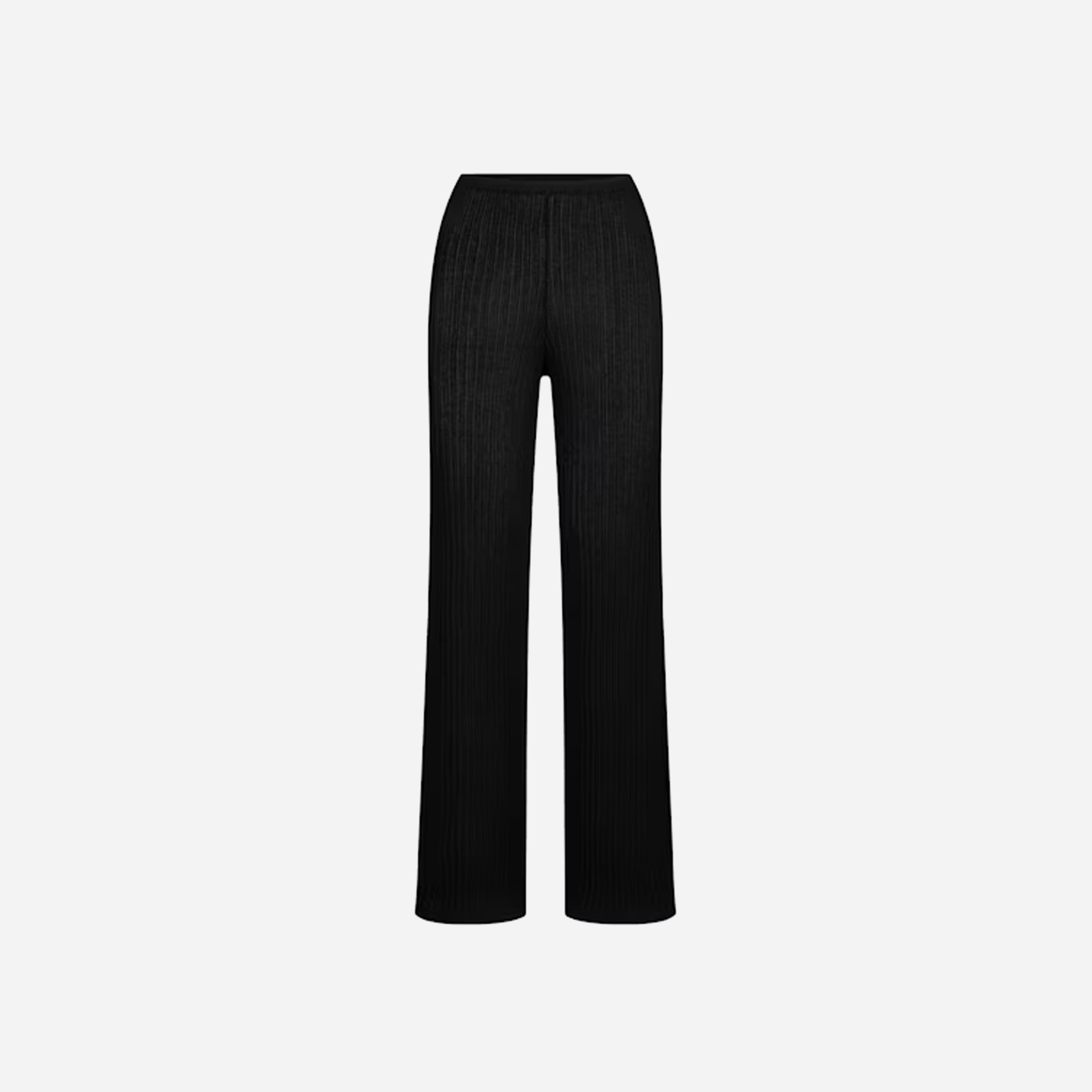 SKIMS Sheer Knit Straight Leg Pant Onyx