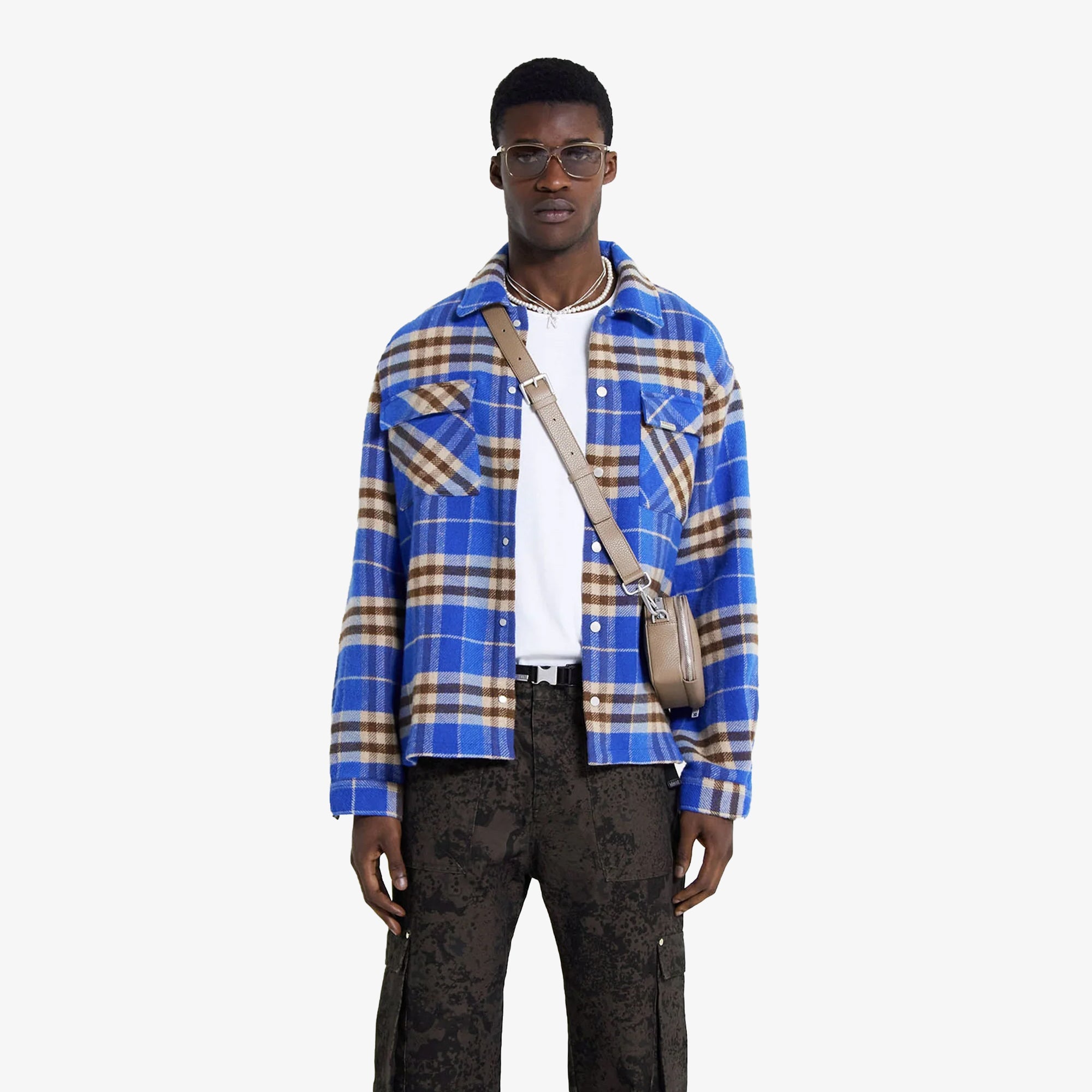 Represent | HEAVYWEIGHT INITIAL FLANNEL SHIRT { MULTI - view 2