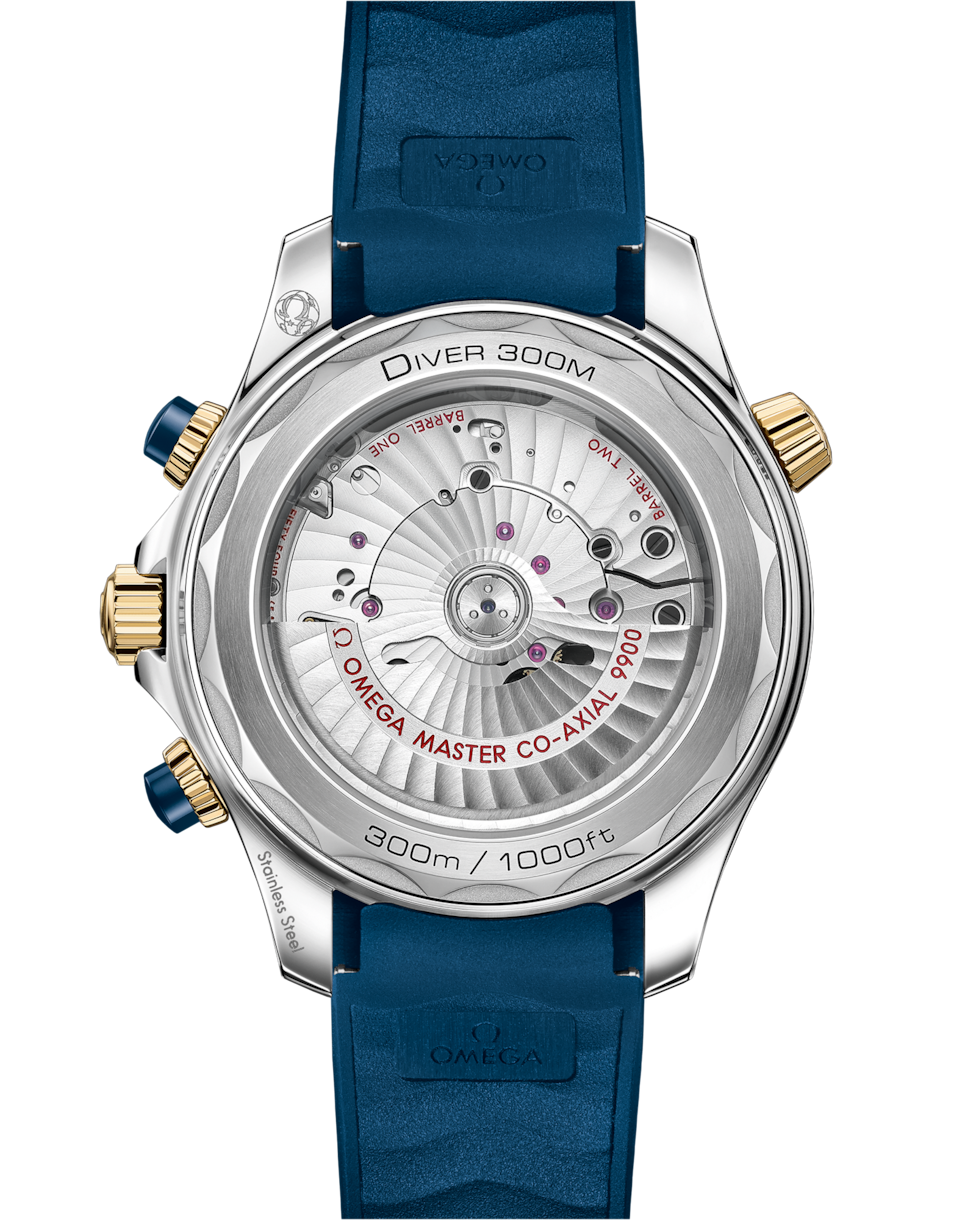 Omega Seamaster Diver 300M Co-Axial Master Chronometerblue Dial Men 44MM - view 2