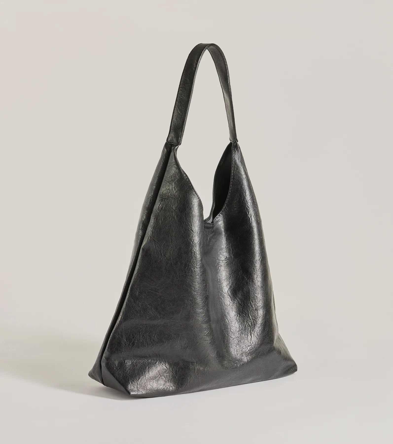 Windsor Iconic Moment Faux Leather Slouchy Shoulder Bag