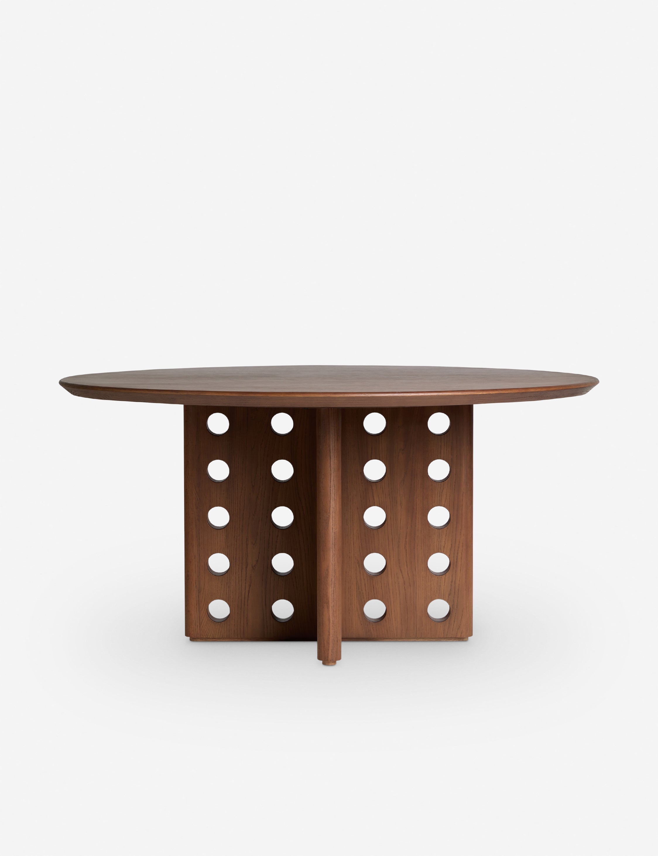 Lulu and Georgia Reika Round Dining Table by Sarah Sherman Samuel